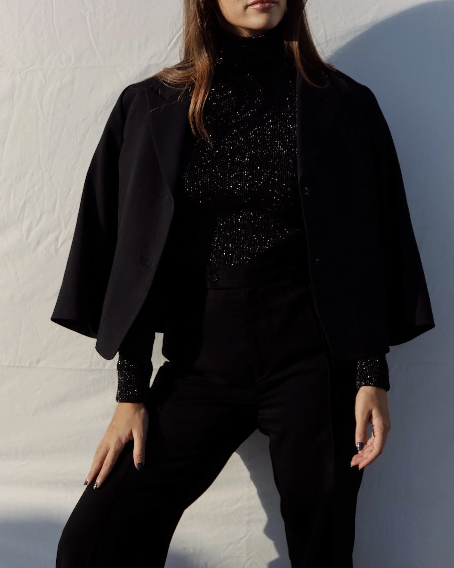 Dries van Noten Short Navy Jacket