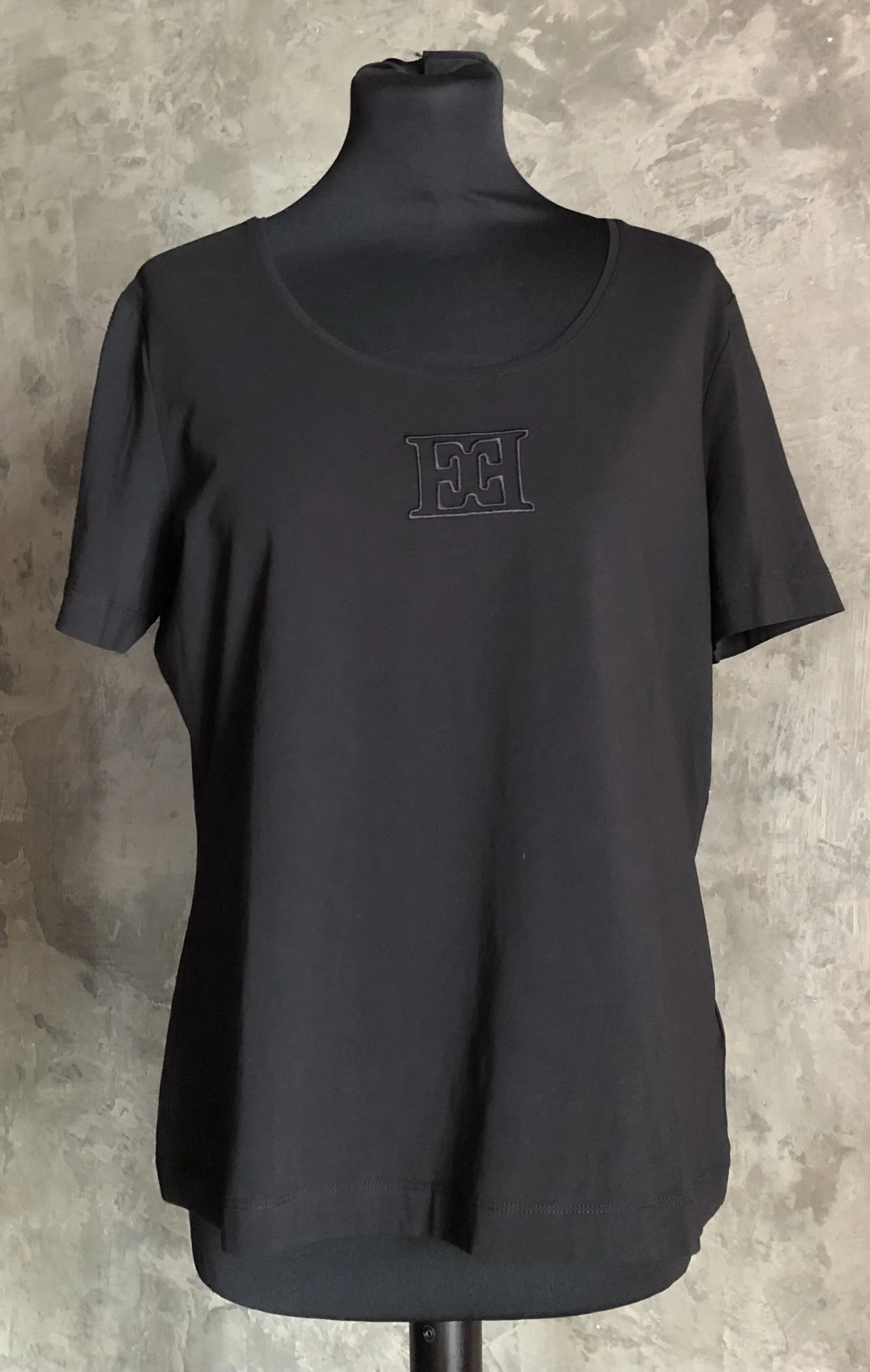 Escada Black T-shirt with Logo