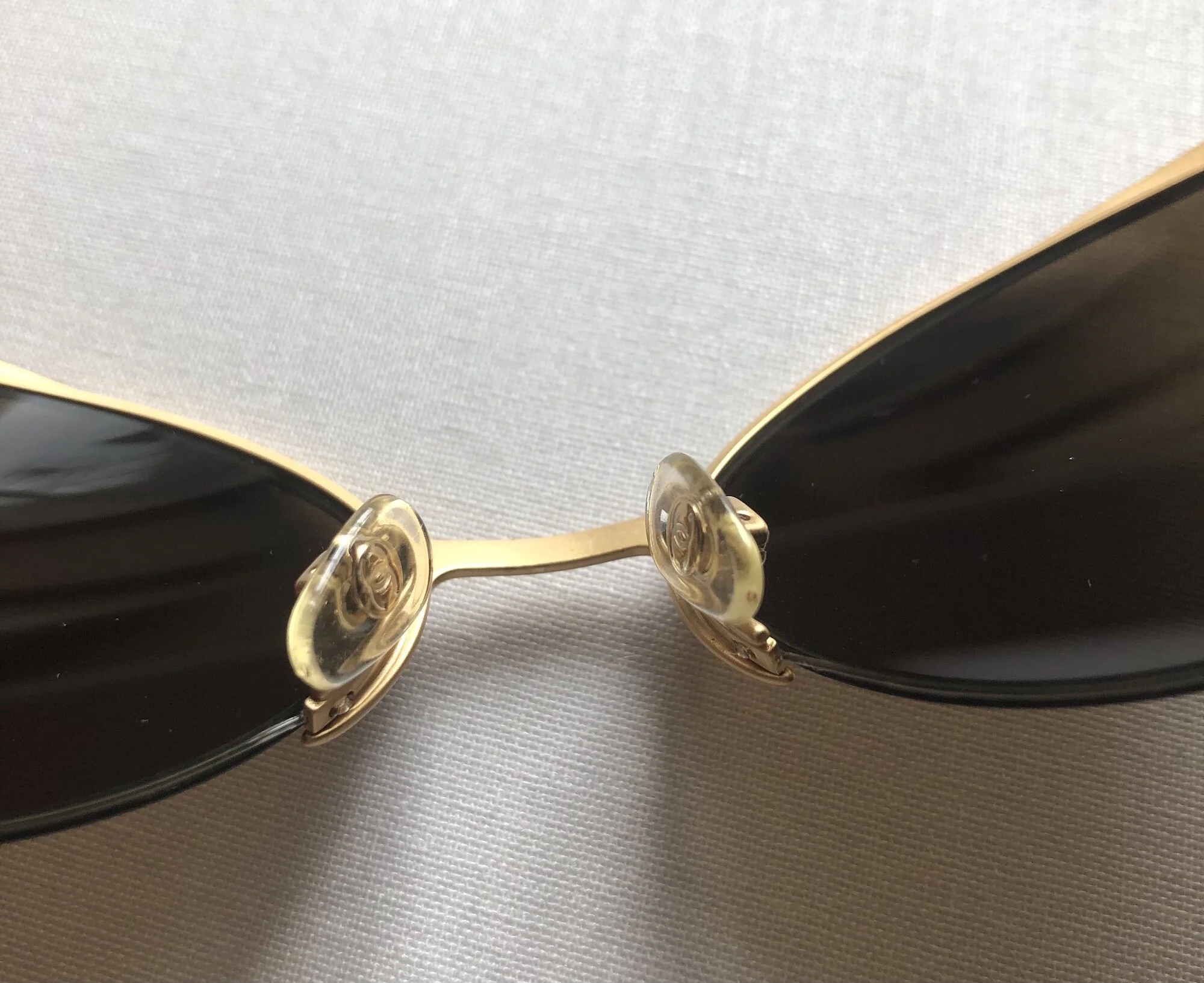 Chanel Vintage Rimless Sunglasses — Mia Luxury Vintage