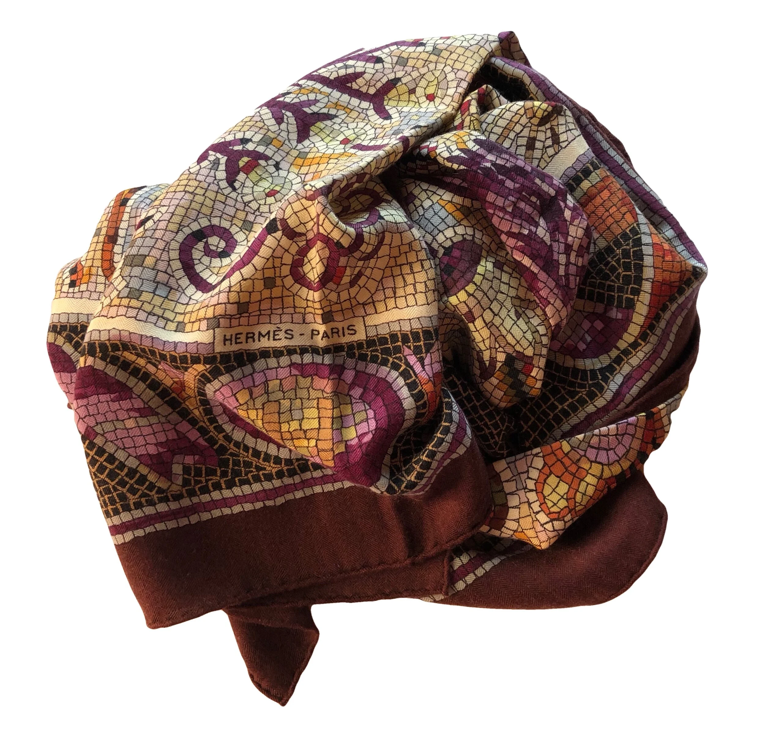Hermès Rare Vintage "Pavement" Shawl