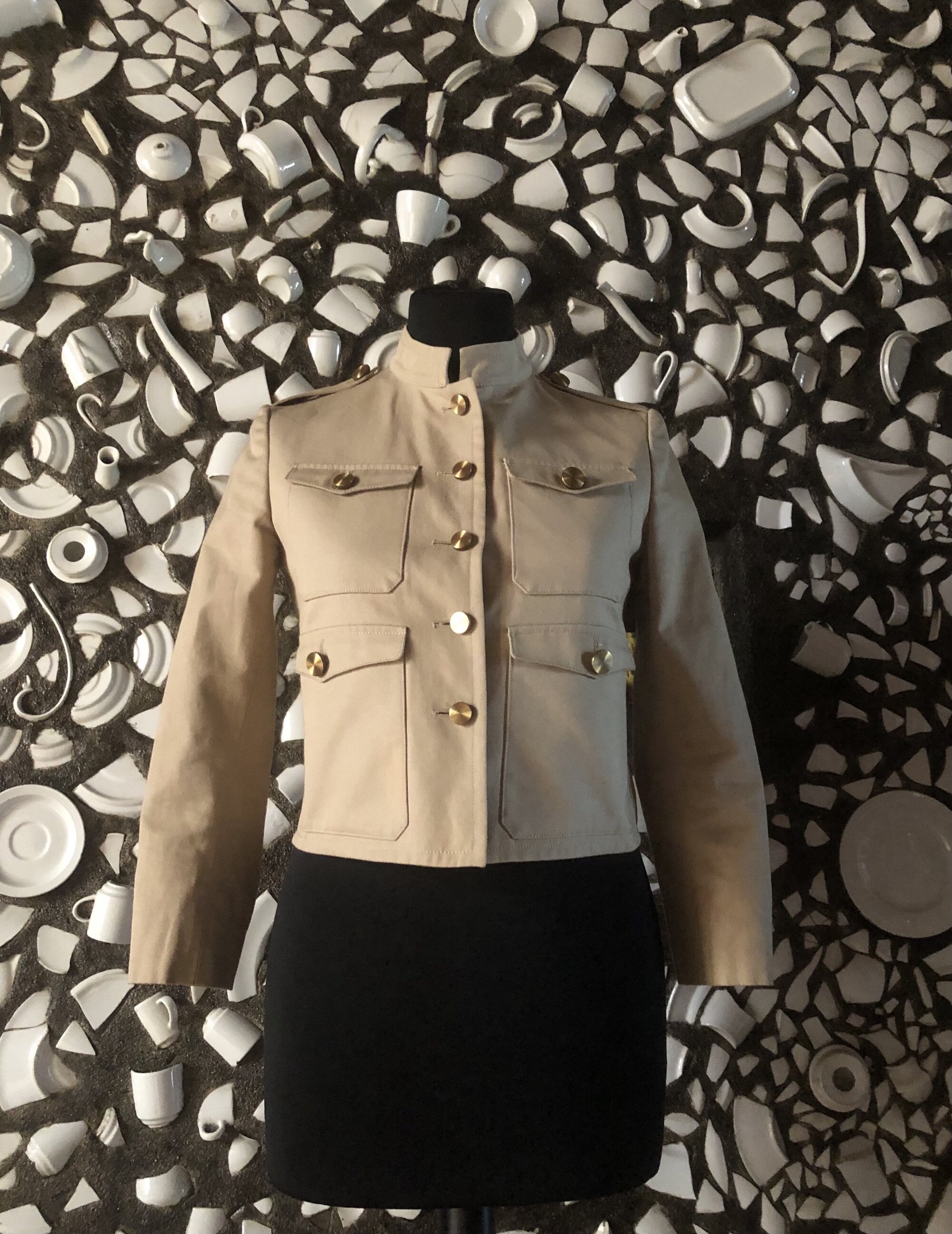 Intrusion modvirke afskaffe Gucci Short Military Jacket — Mia Luxury Vintage