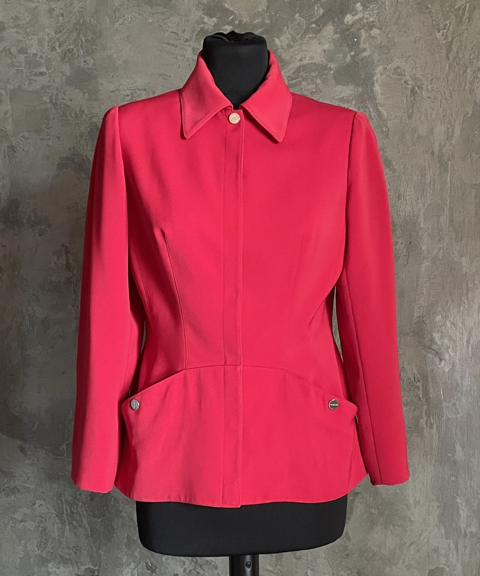 Thierry Mugler Vintage Red Blazer