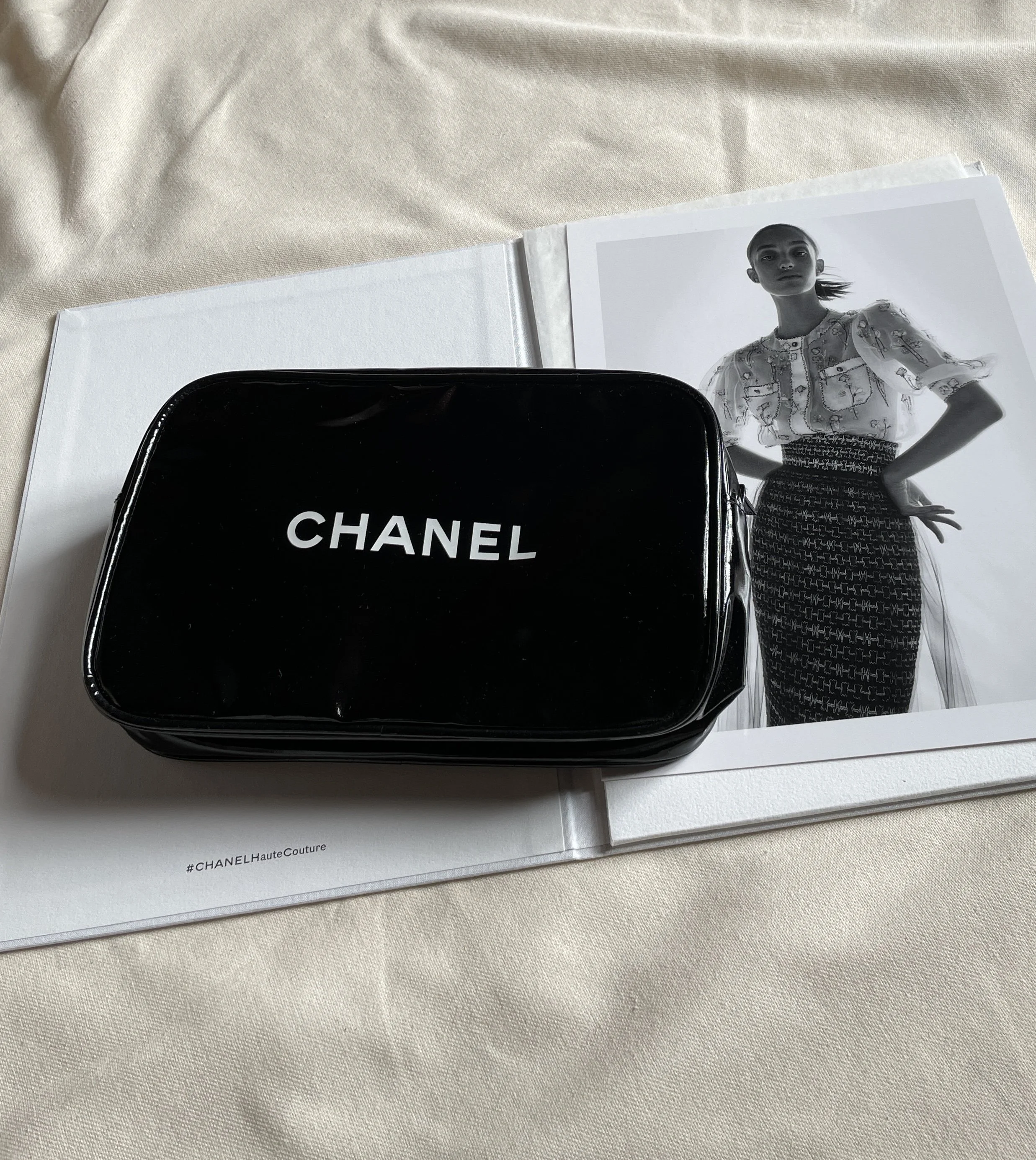 Chanel Black Vanity Case