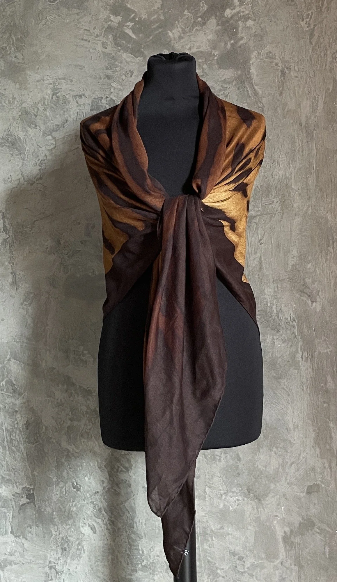 Valentino Animal Print Cashmere Shawl