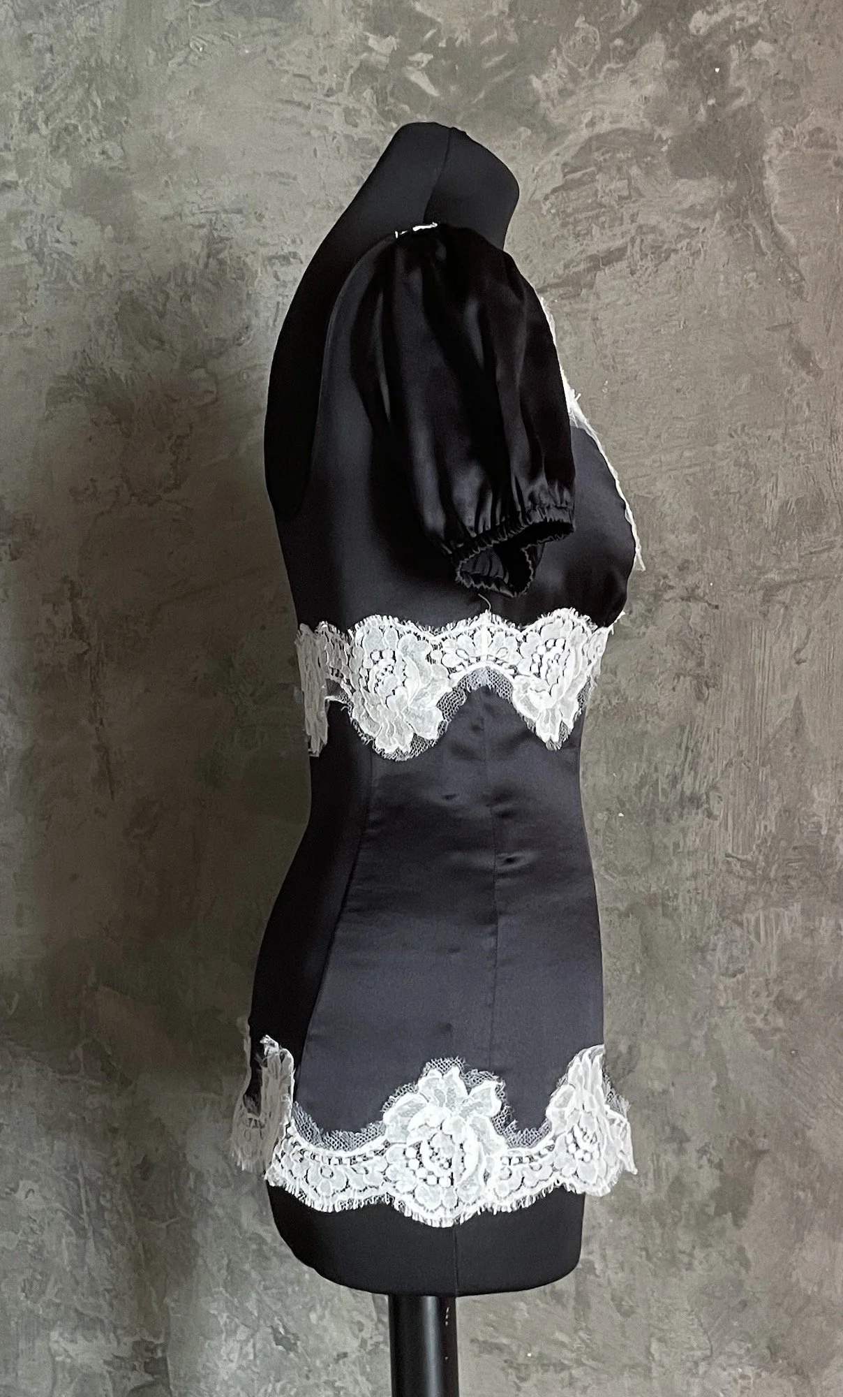 Dolce & Gabbana Silk & Lace Top — Mia Luxury Vintage