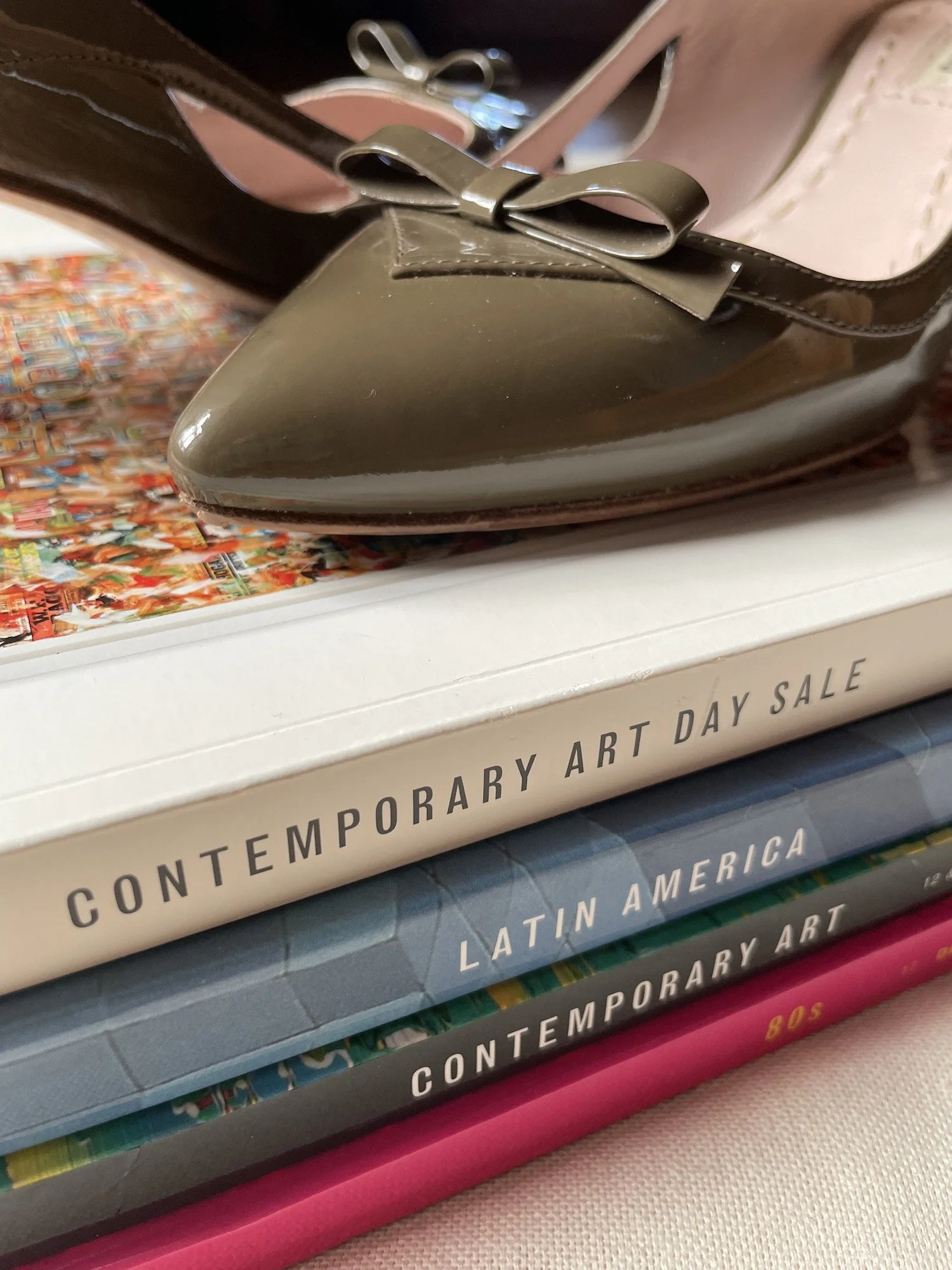 Miu Miu Olive Patent Leather Shoes — Mia Luxury Vintage