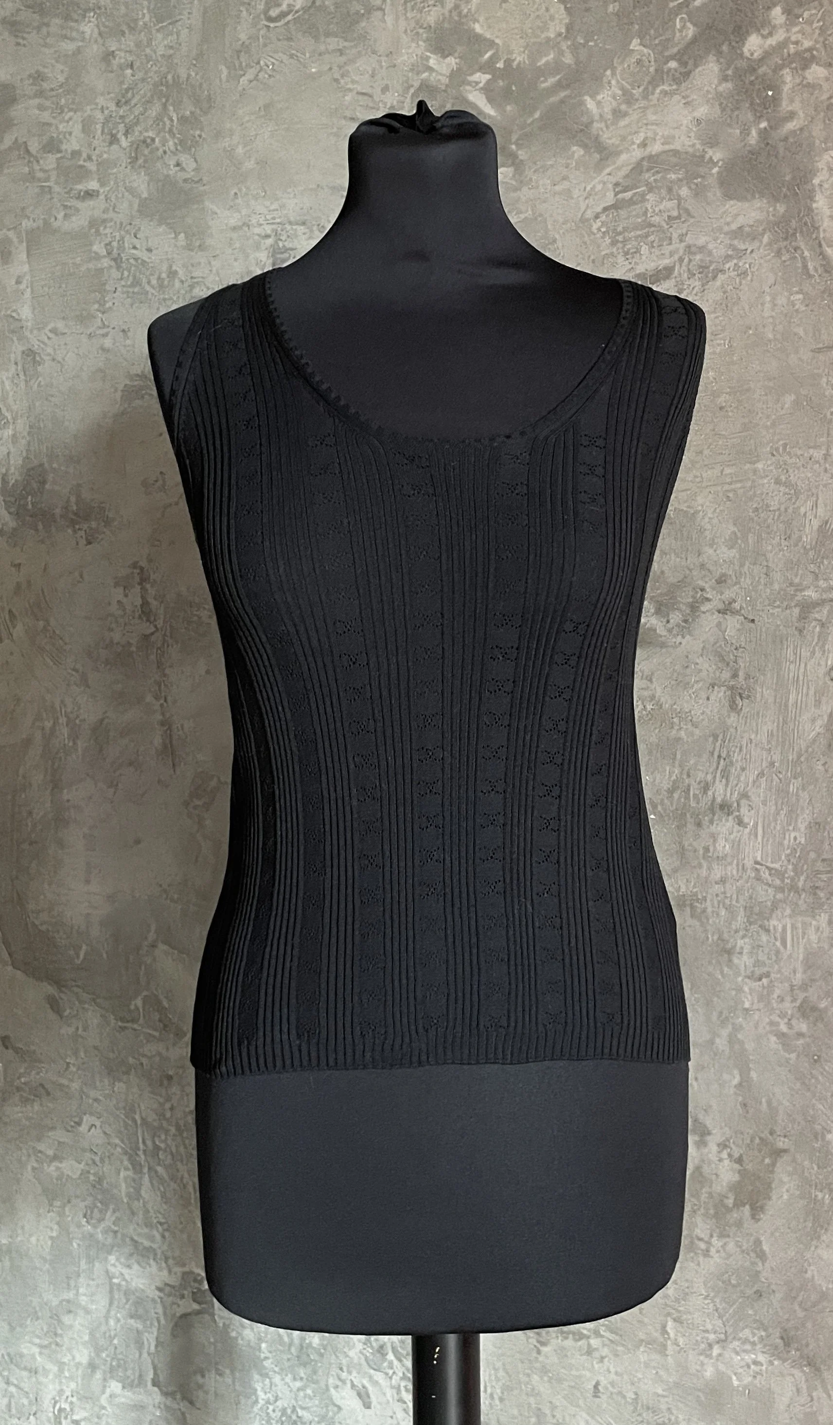 Chanel CC Knitwear Vintage Tank Top
