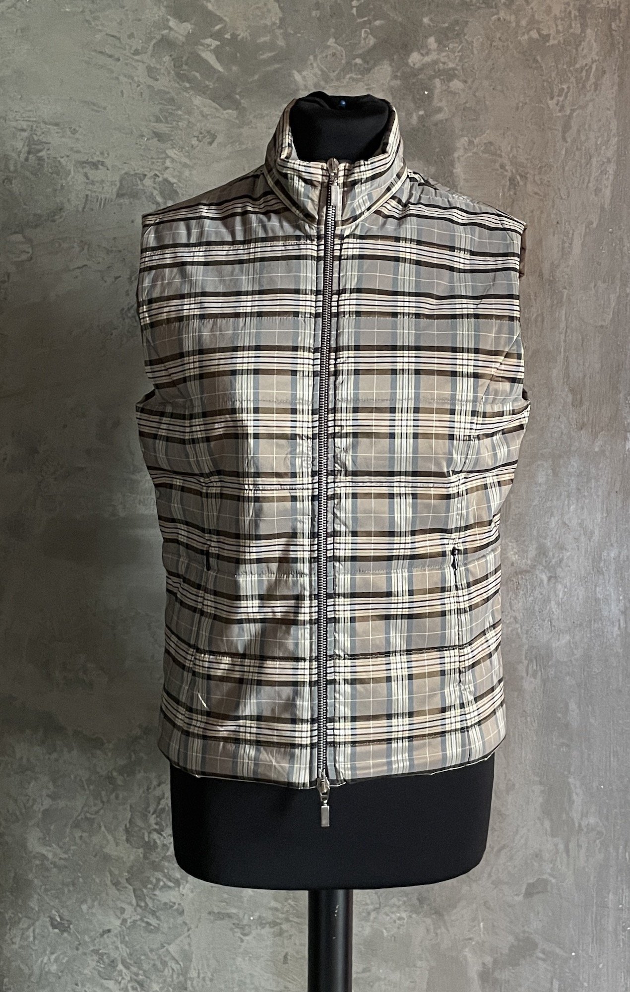 Amina Rubinacci Tartan Vest