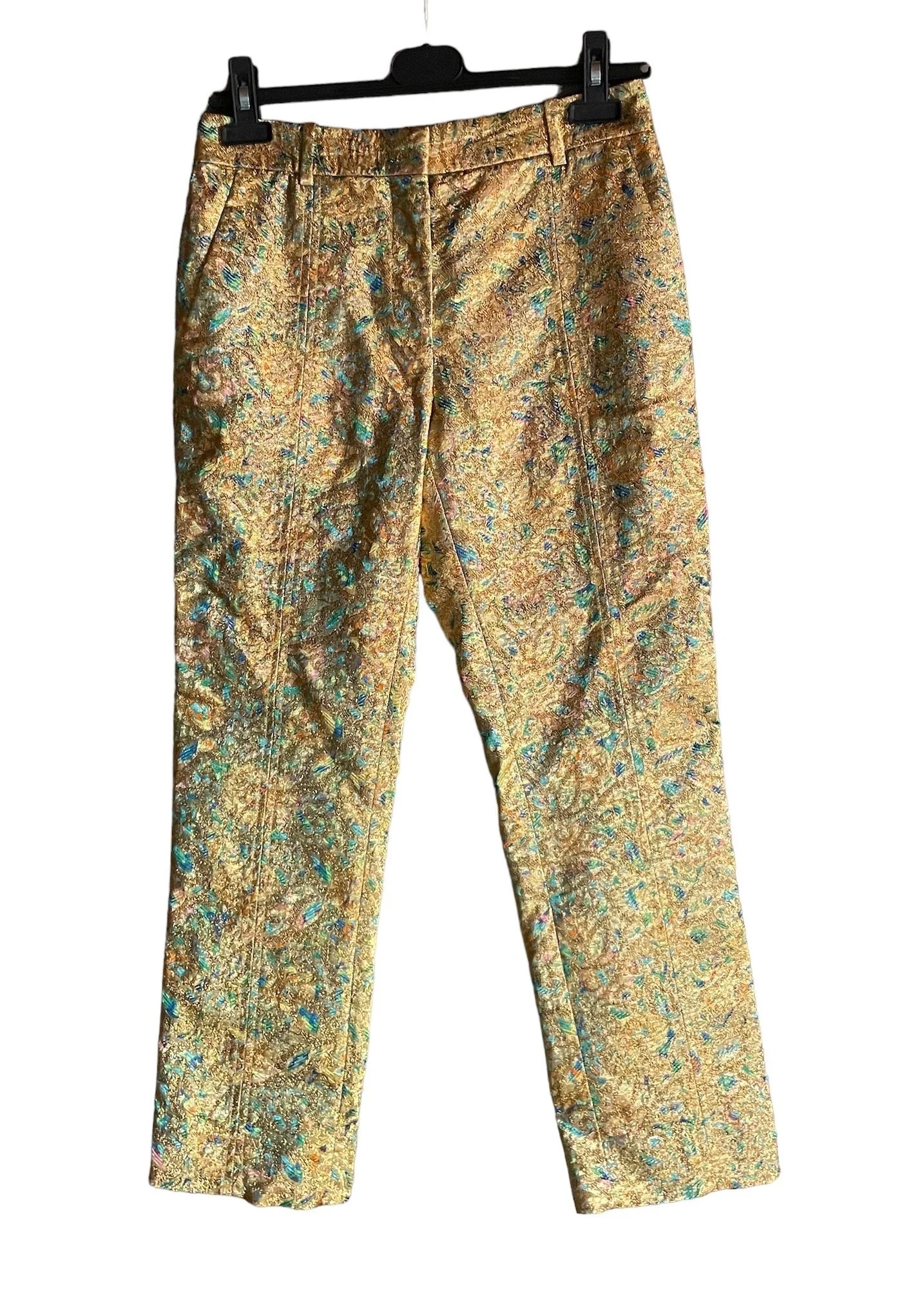 パンツ VICTORIA BECKHAM Maxi turn-up pants Beige 1125WTR006059A Victoria Beckham Maxi Turn-Up Pants Beige | wananluxury