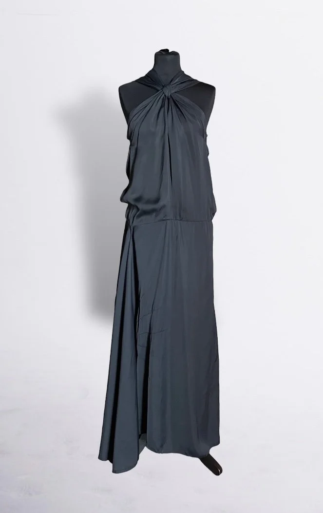 Prada Vintage Long Black Dress  Mia Luxury Vintage