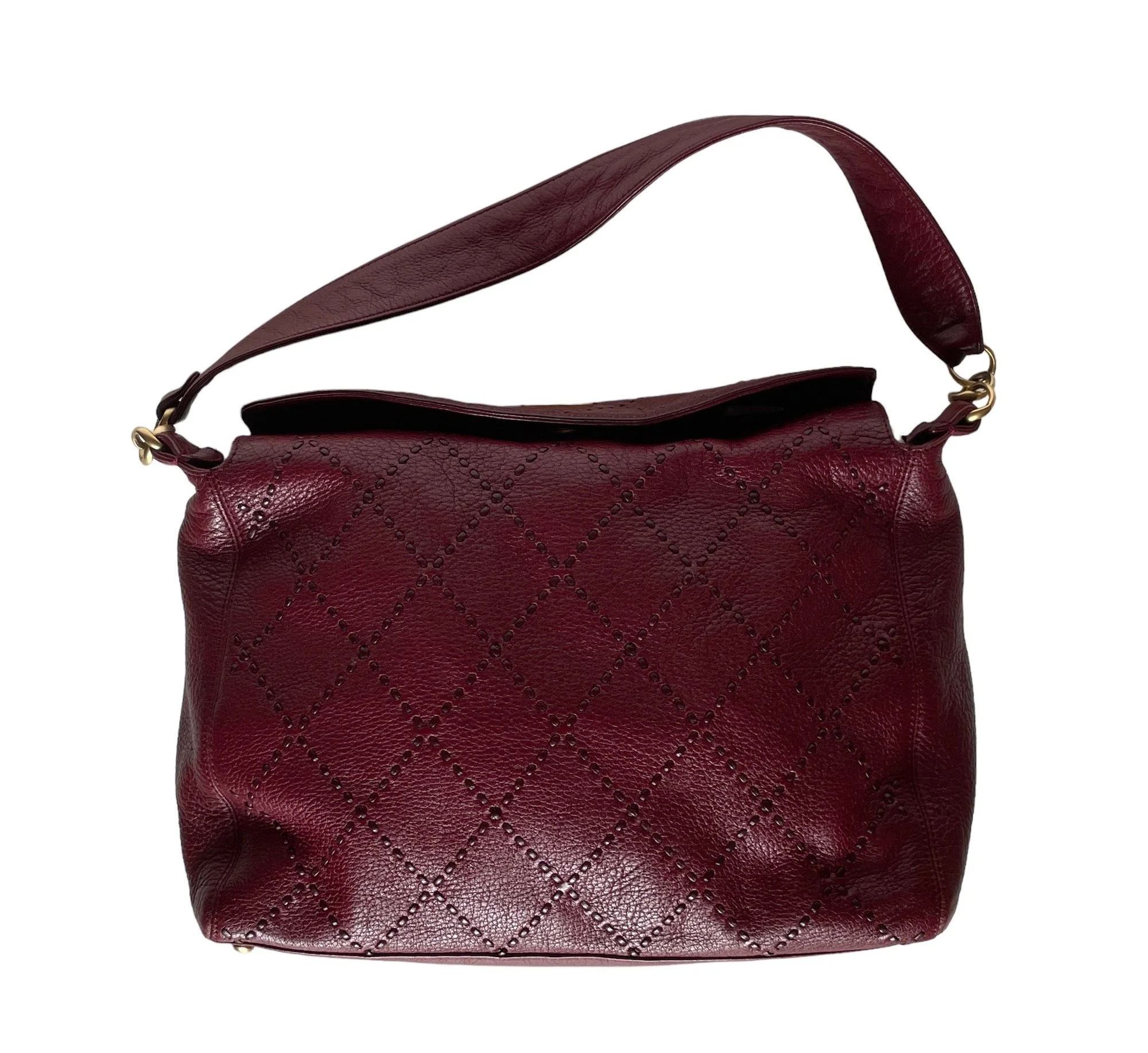 Chanel Vintage Chanel Stitch Quilted Shoulder Bag — Mia Luxury Vintage