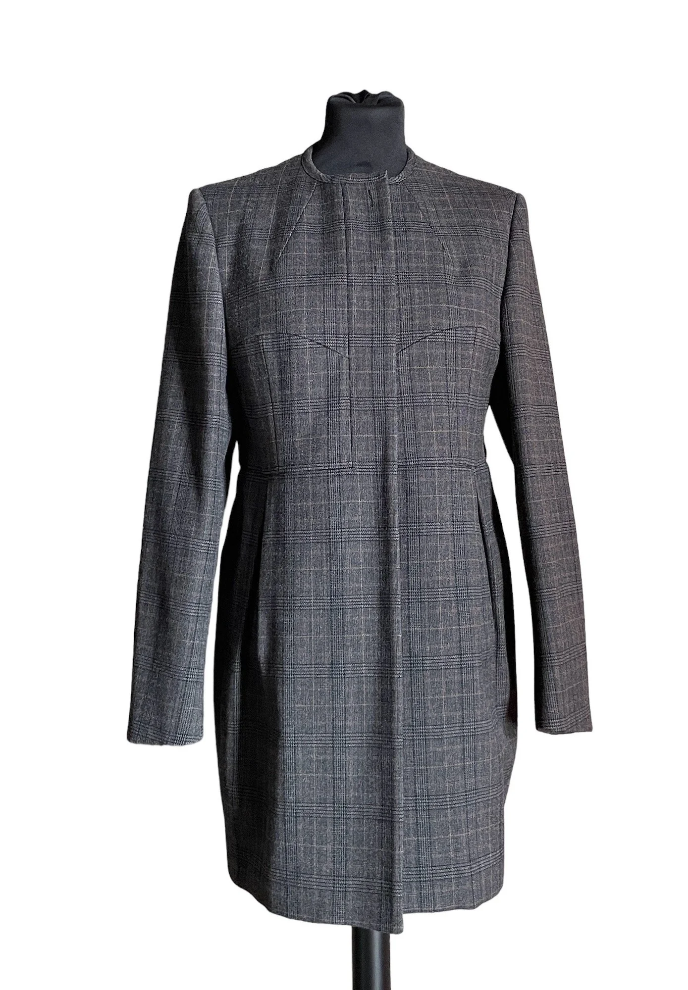 じろうMASU MELANGE TWEED COLLAR COAT Miu Miu Tweed Coat — Mia Luxury Vintage
