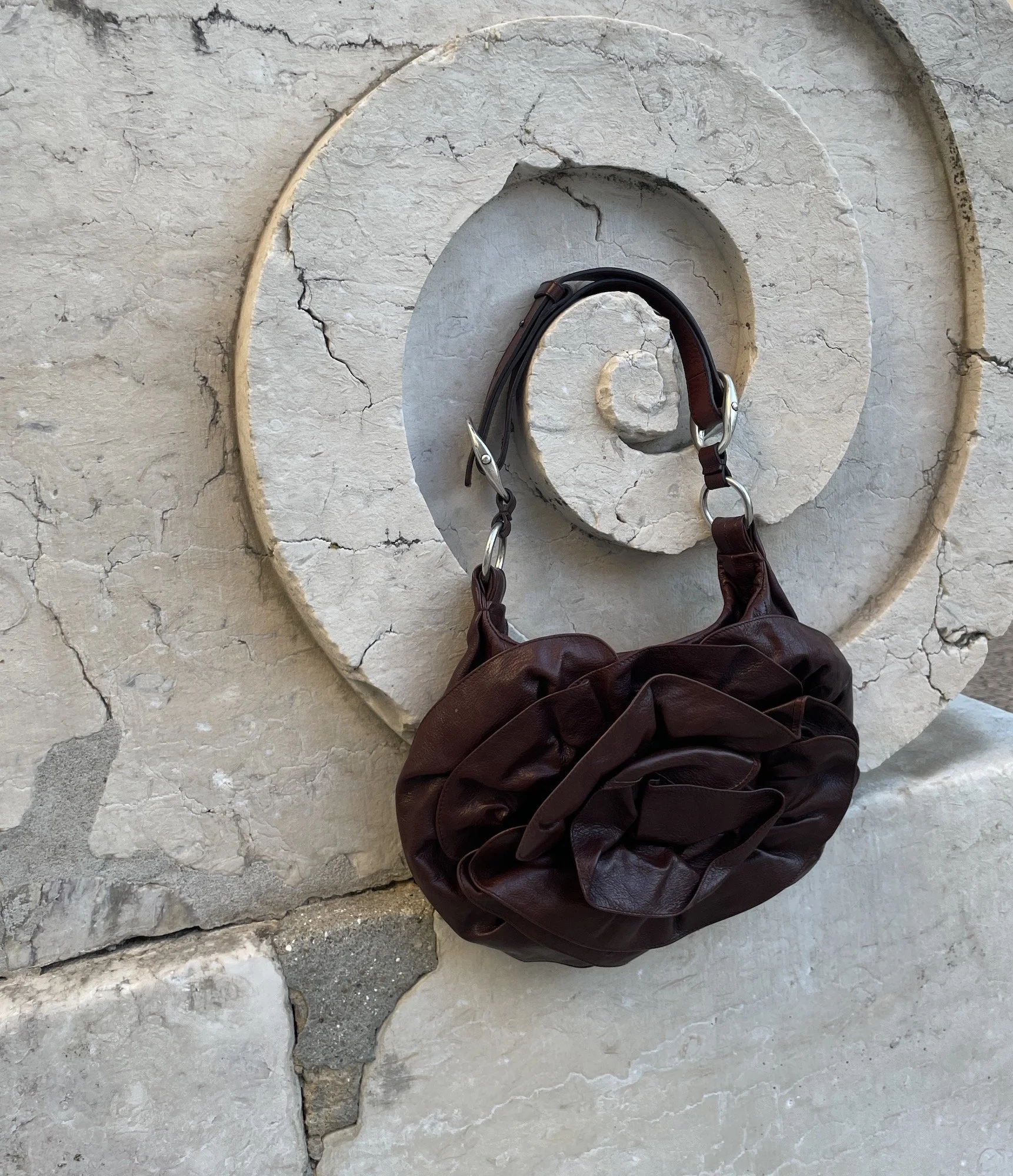 Yves Saint Laurent Rive Gauche Nadja Rose Bag — Mia Luxury Vintage