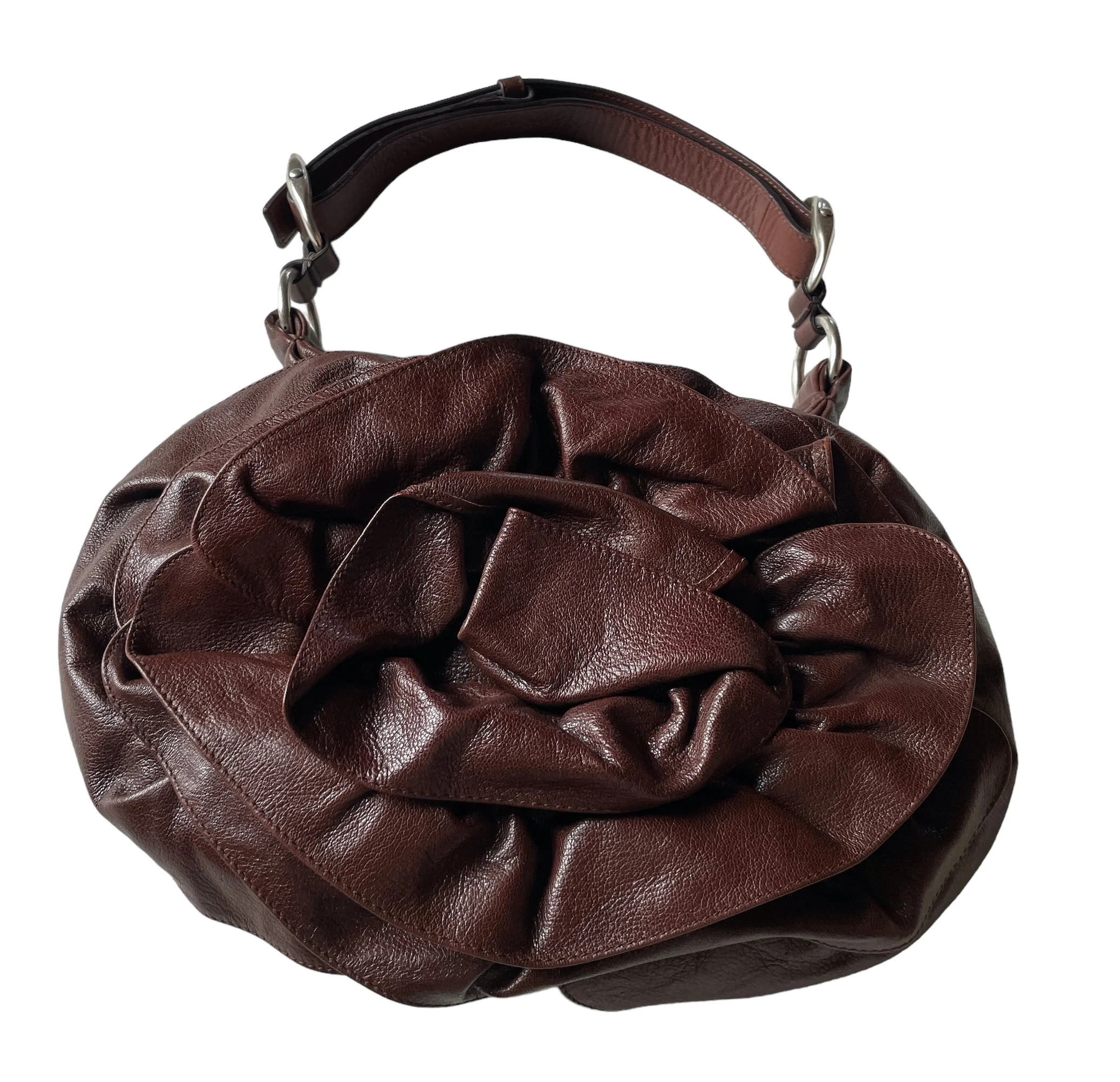Yves Saint Laurent Rive Gauche Nadja Rose Bag — Mia Luxury Vintage 