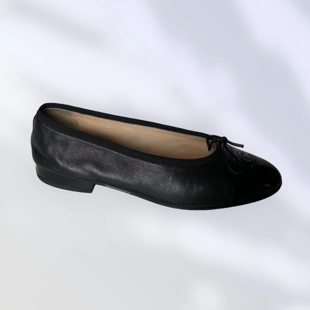 Chanel Black Ballet Flats