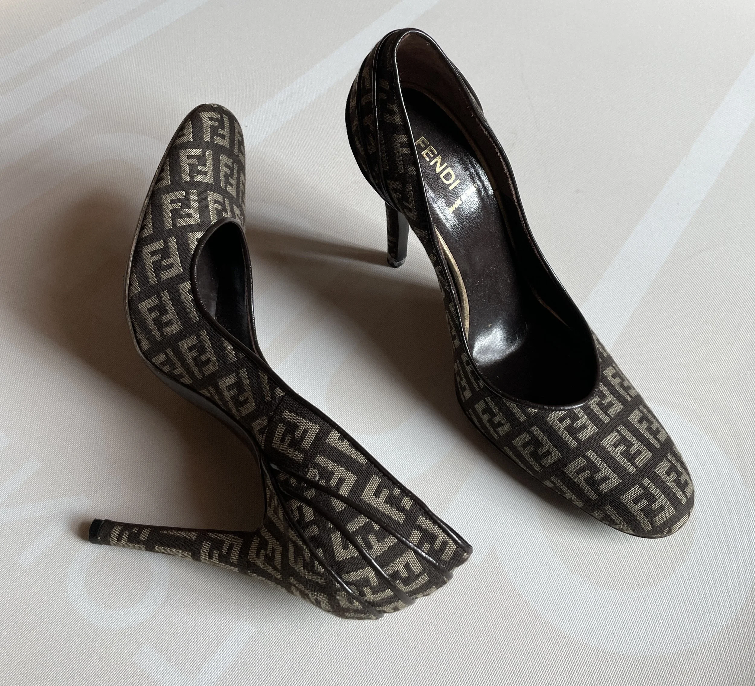 Fendi Monogram heels