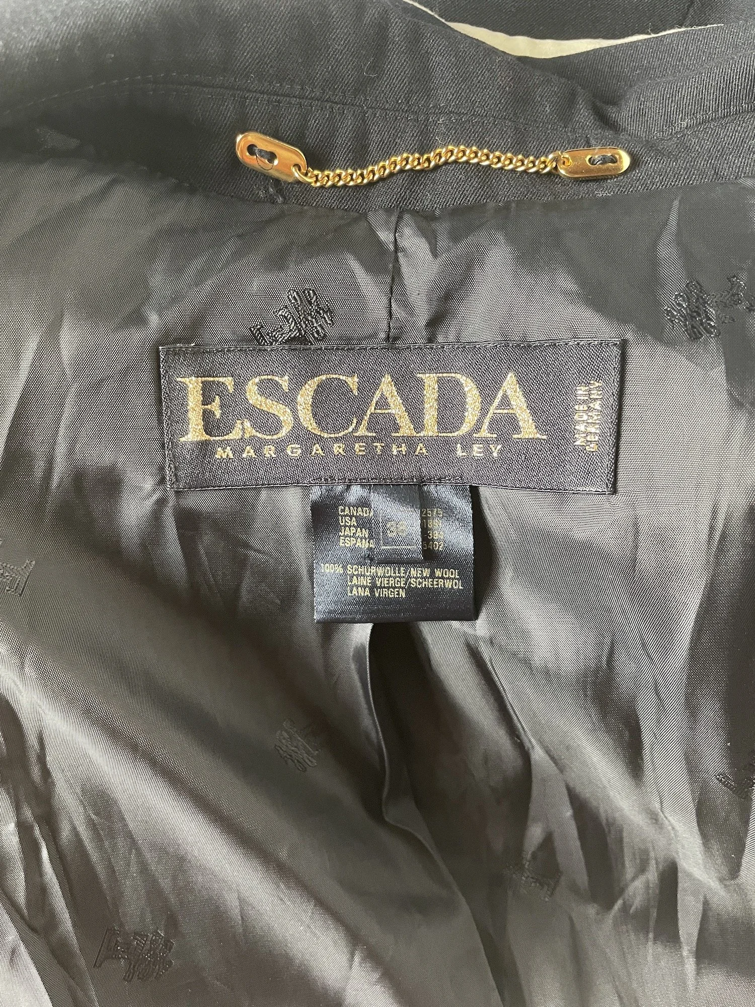 Escada by Margaretha Ley Blazer — Mia Luxury Vintage