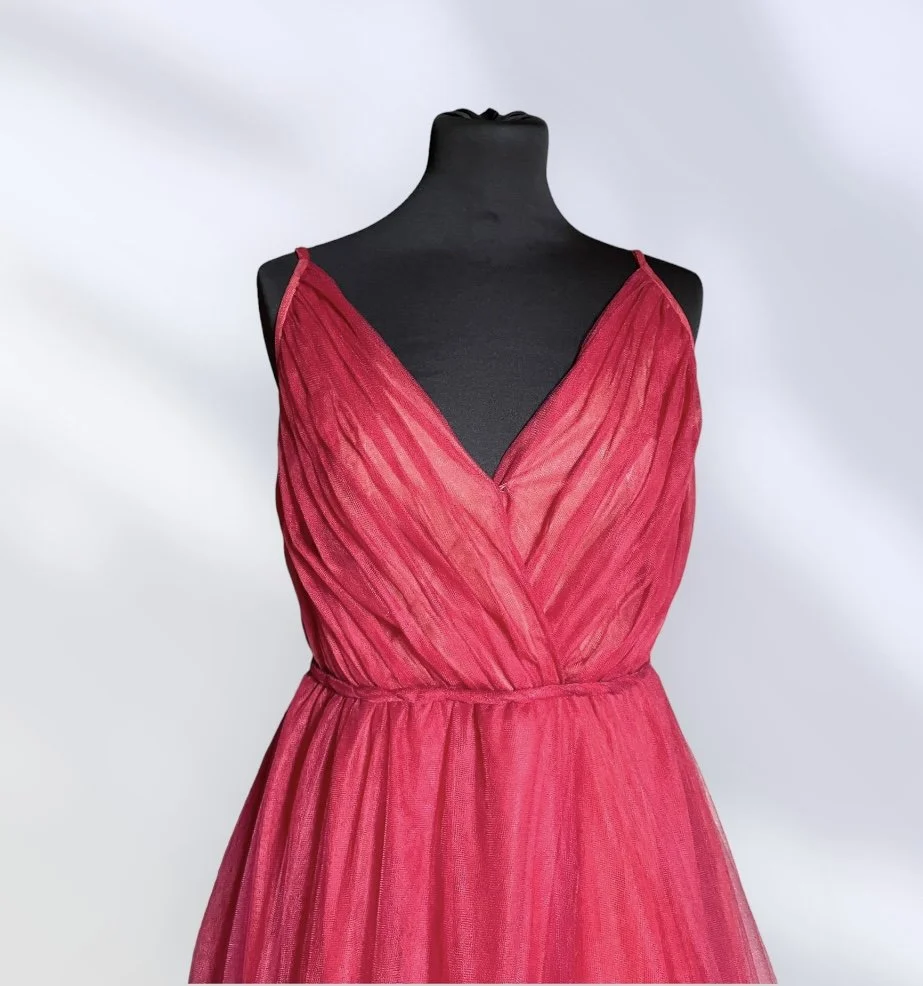 open lace back dress Mallyn Gown