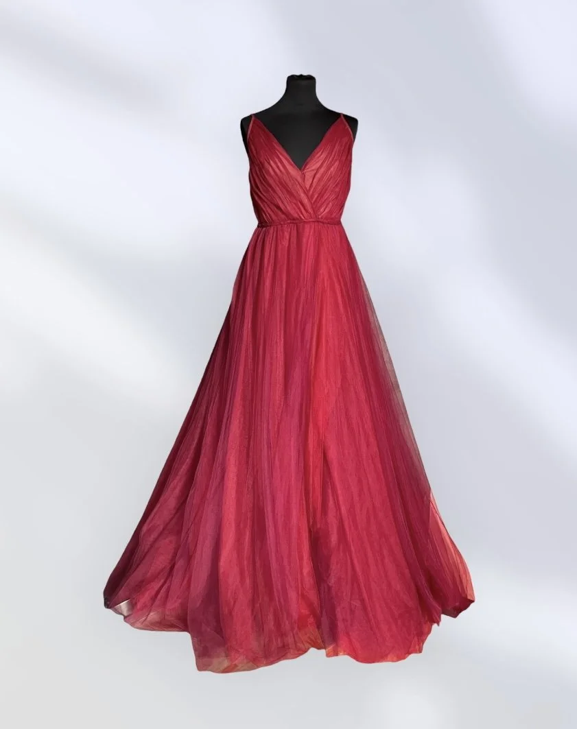 Costarellos Red Gown
