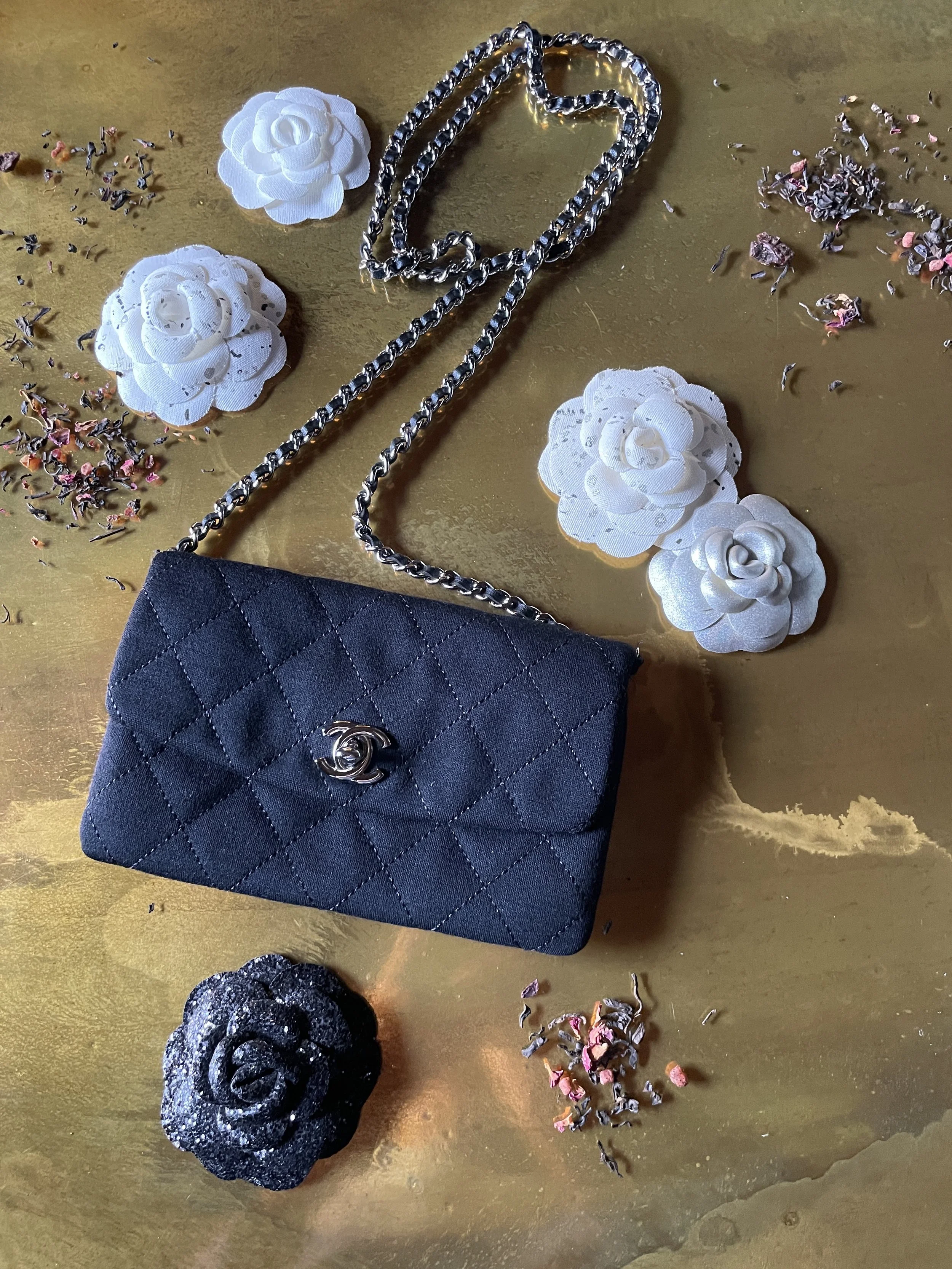 Chanel Mini Limited Christmas 2011 Jersey Bag — Mia Luxury Vintage