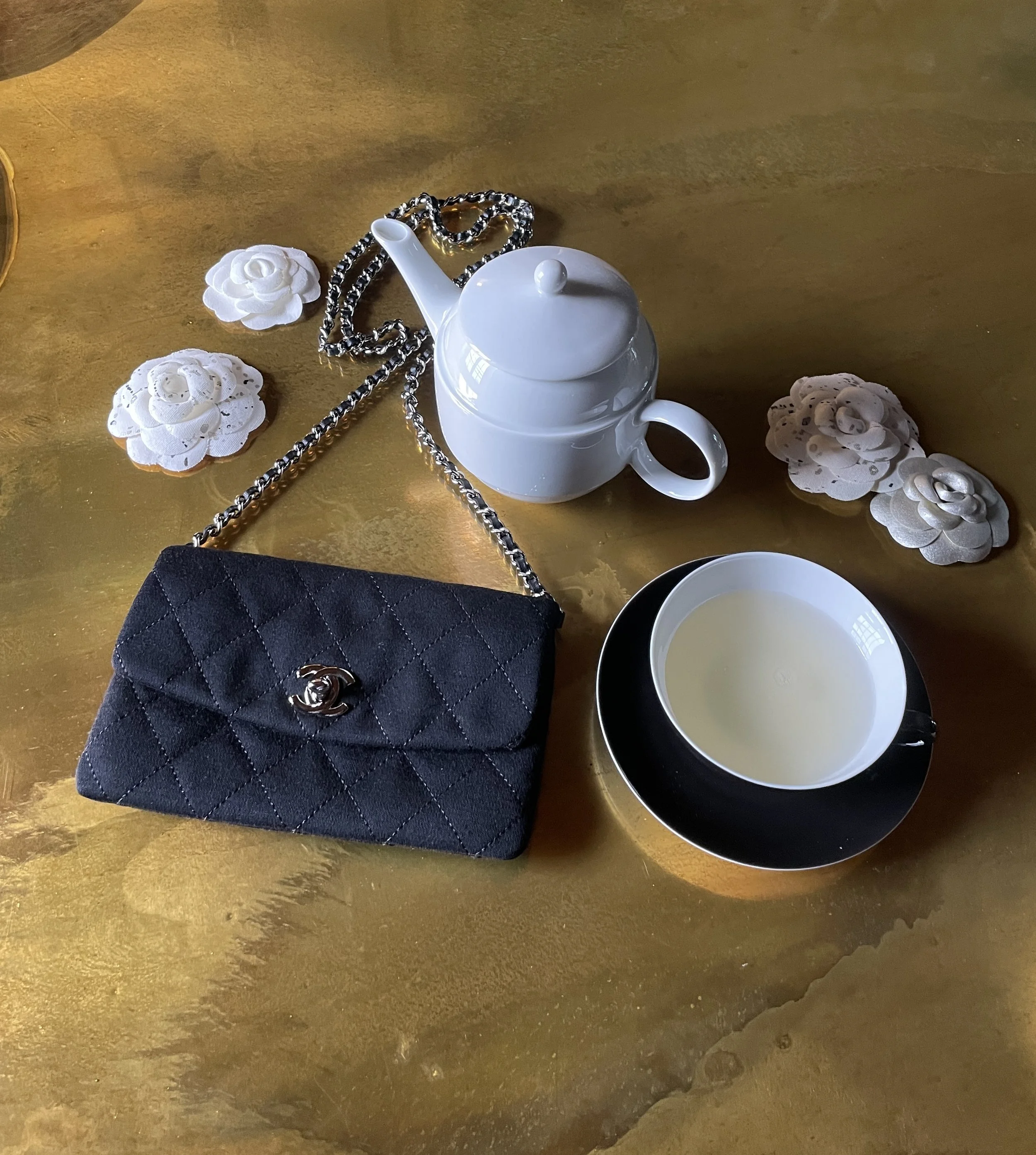 Chanel Mini Limited Christmas 2011 Jersey Bag — Mia Luxury Vintage