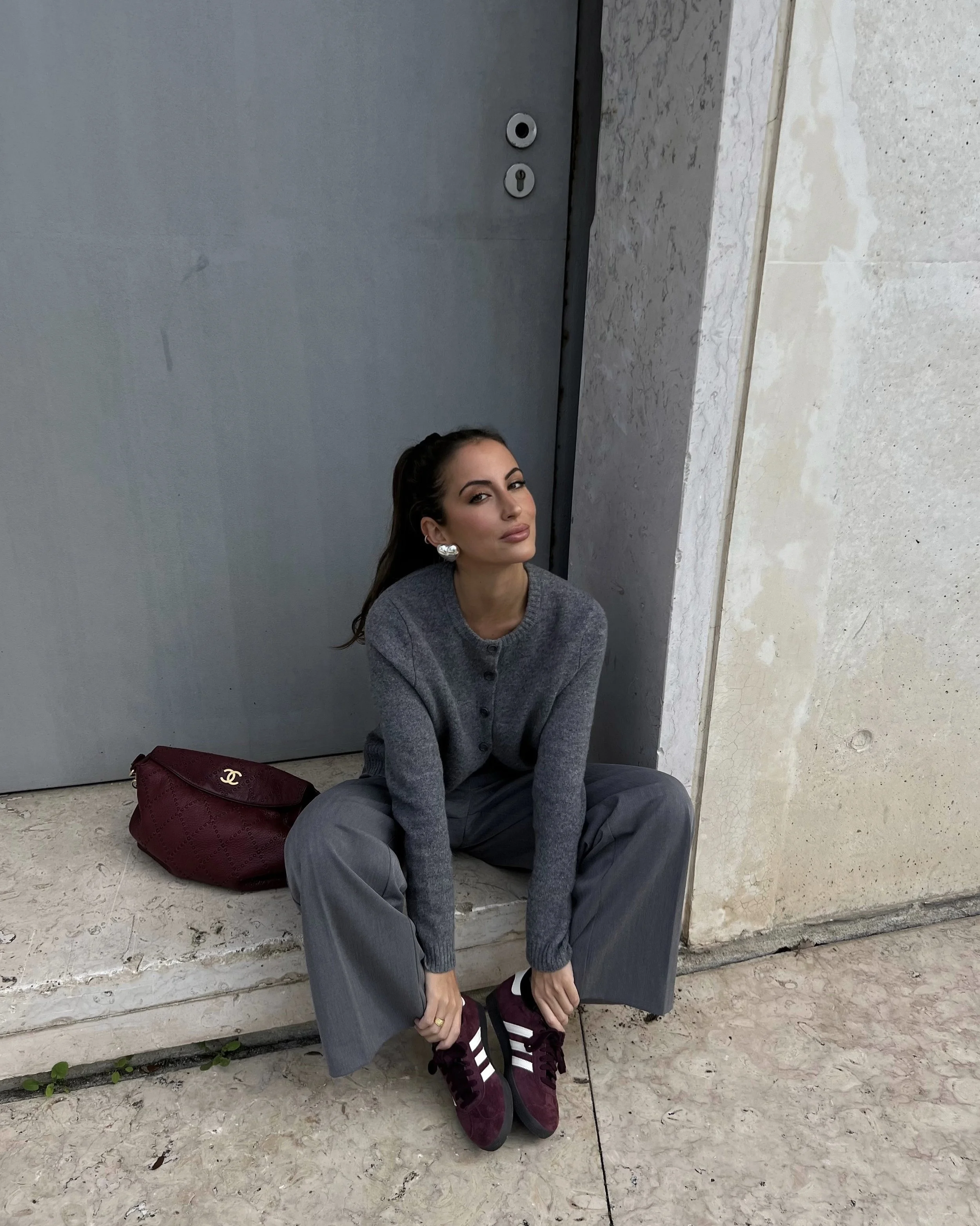 Chanel Vintage Stitch Quilted Shoulder Bag