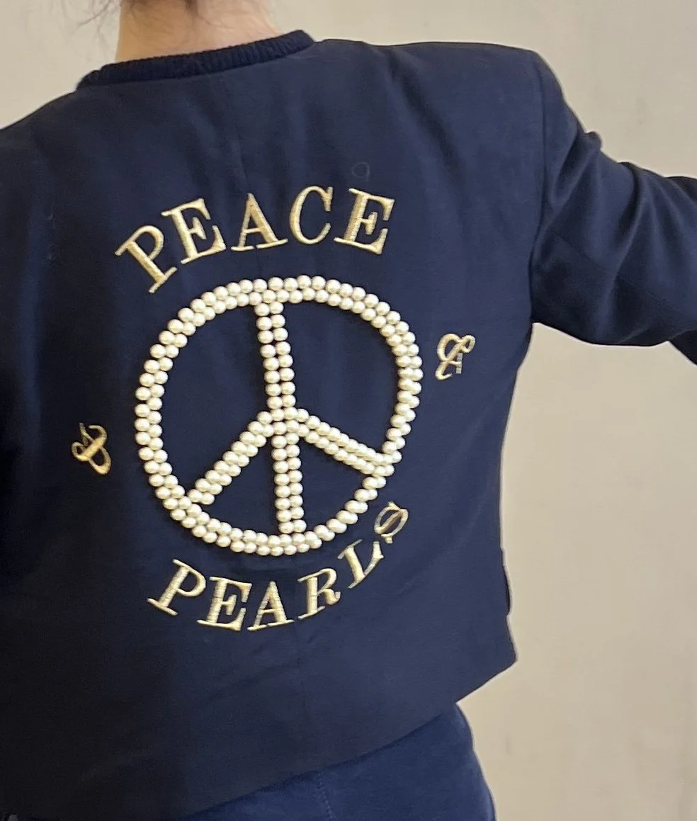 Moschino Couture Peace Pearls Jacket — Mia Luxury Vintage