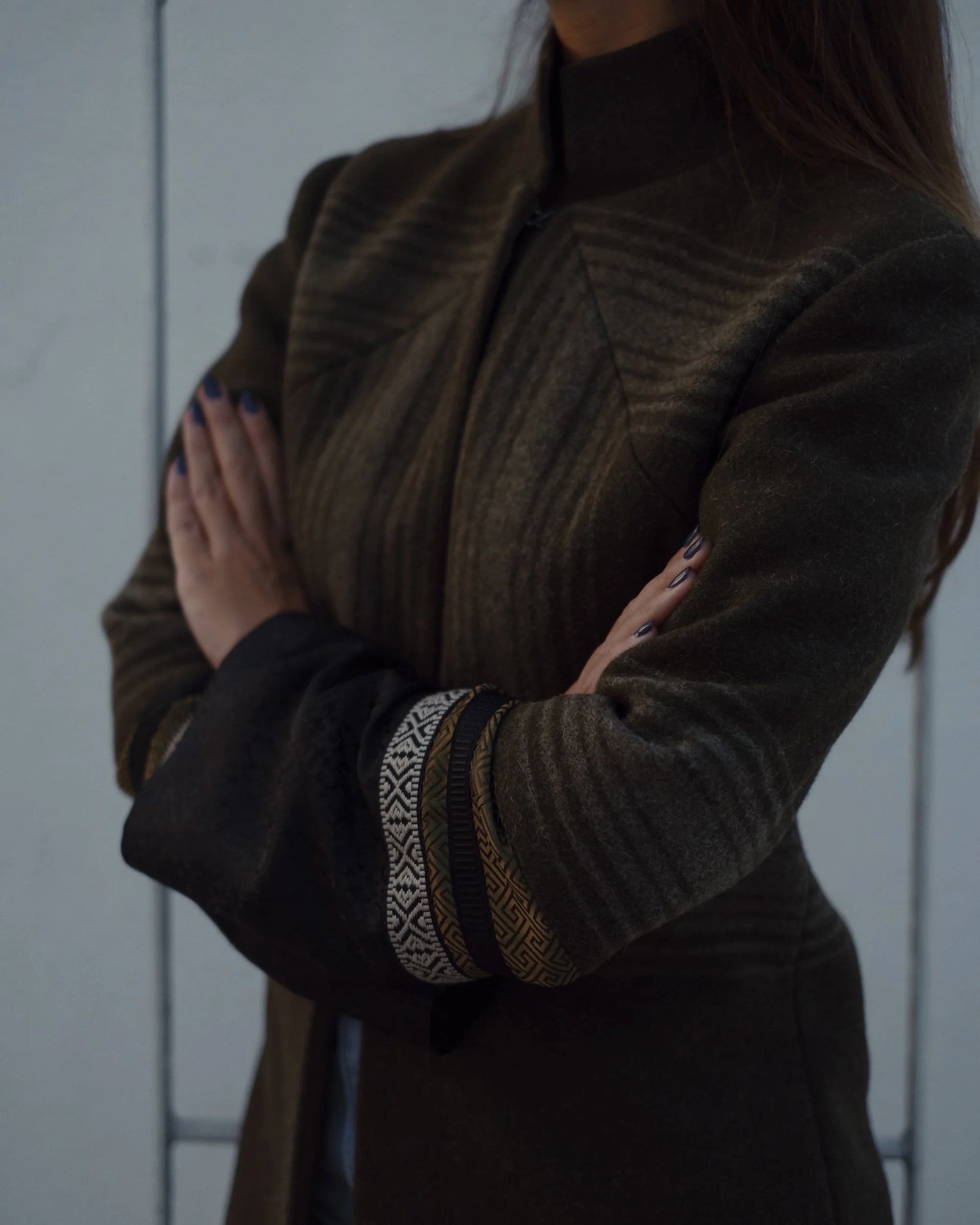Shanghai Tang Tailored Wool Coat