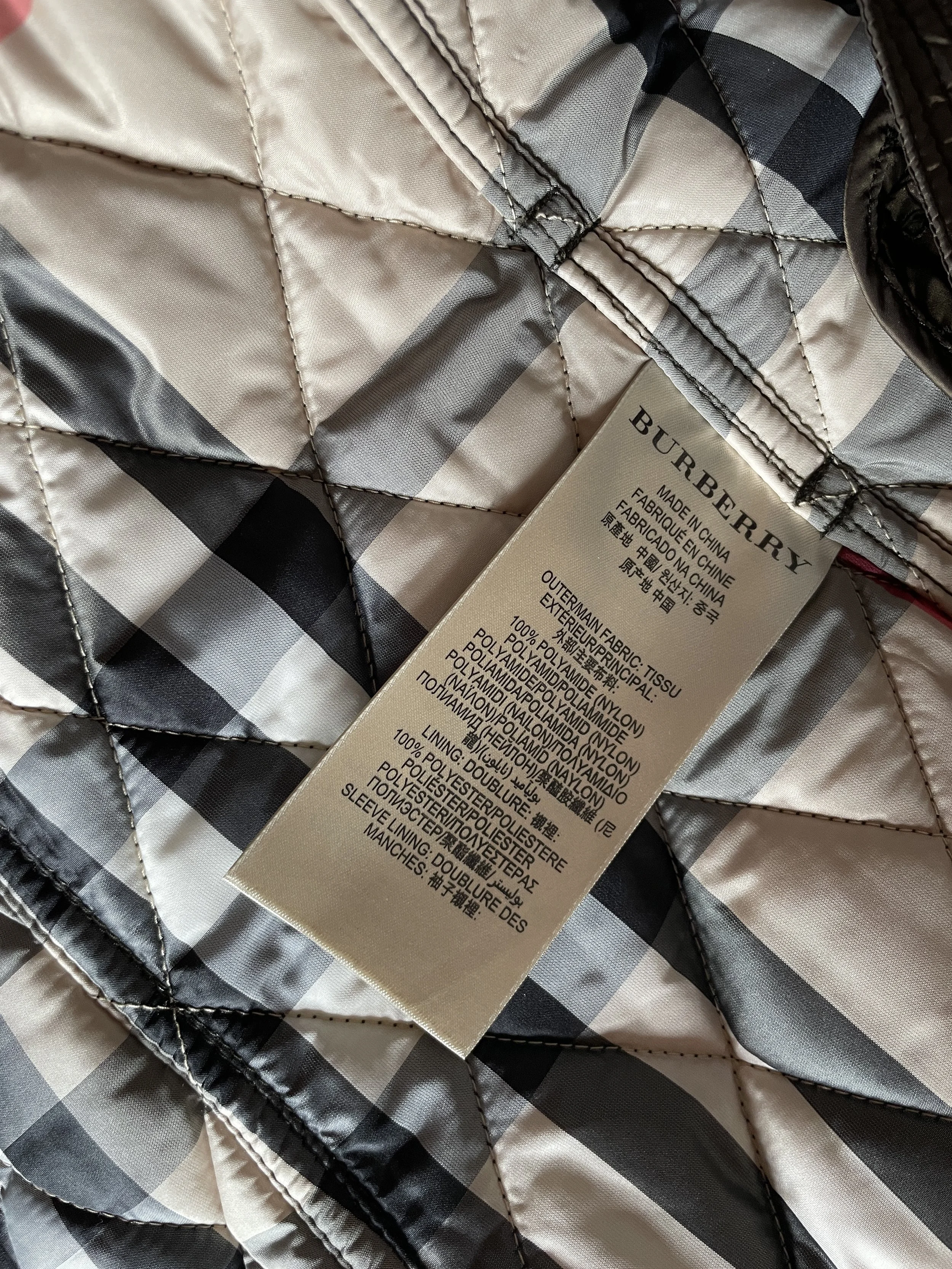 Burberry Brit Khaki Jacket — Mia Luxury Vintage