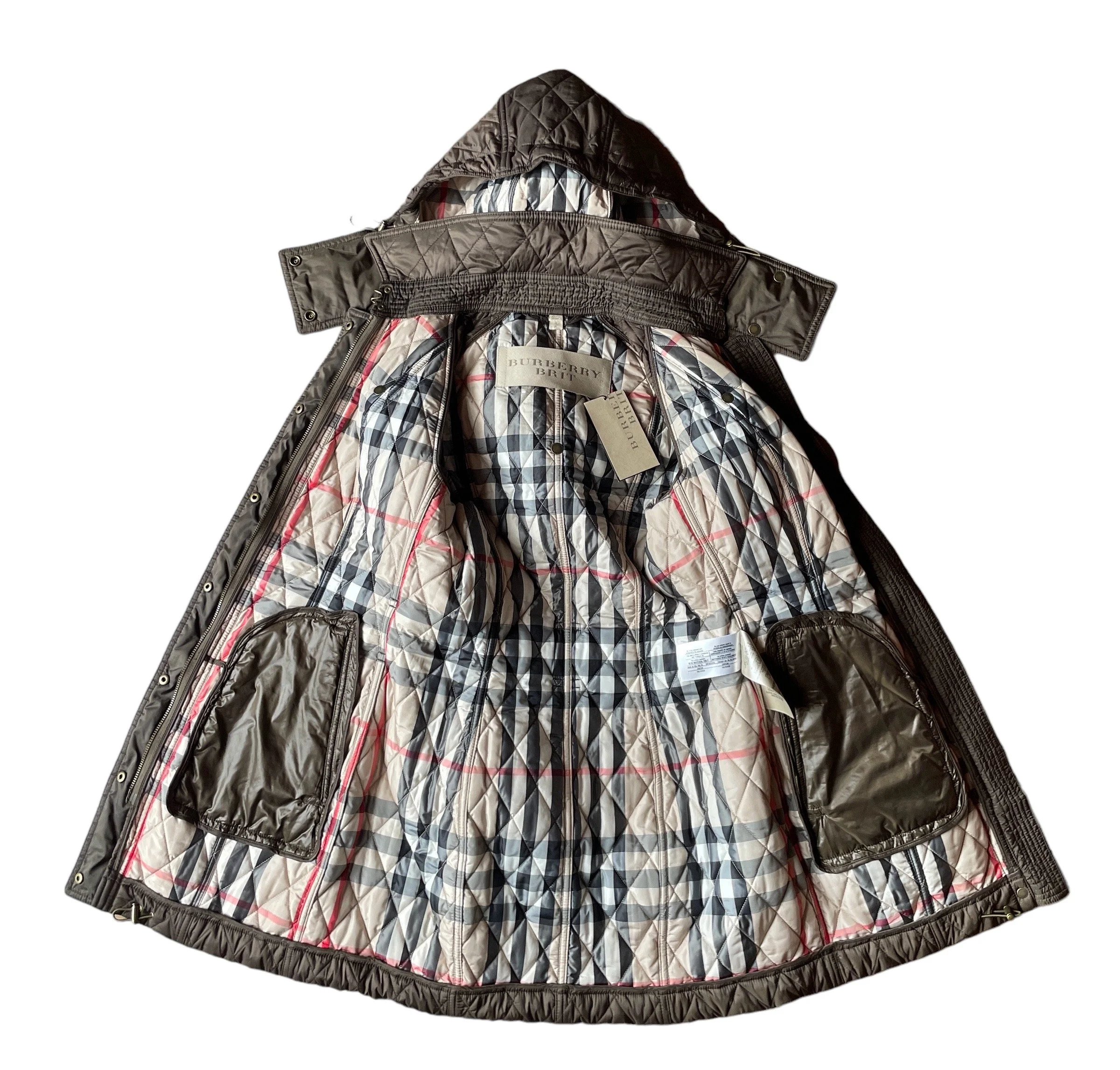 Burberry Brit Khaki Jacket — Mia Luxury Vintage