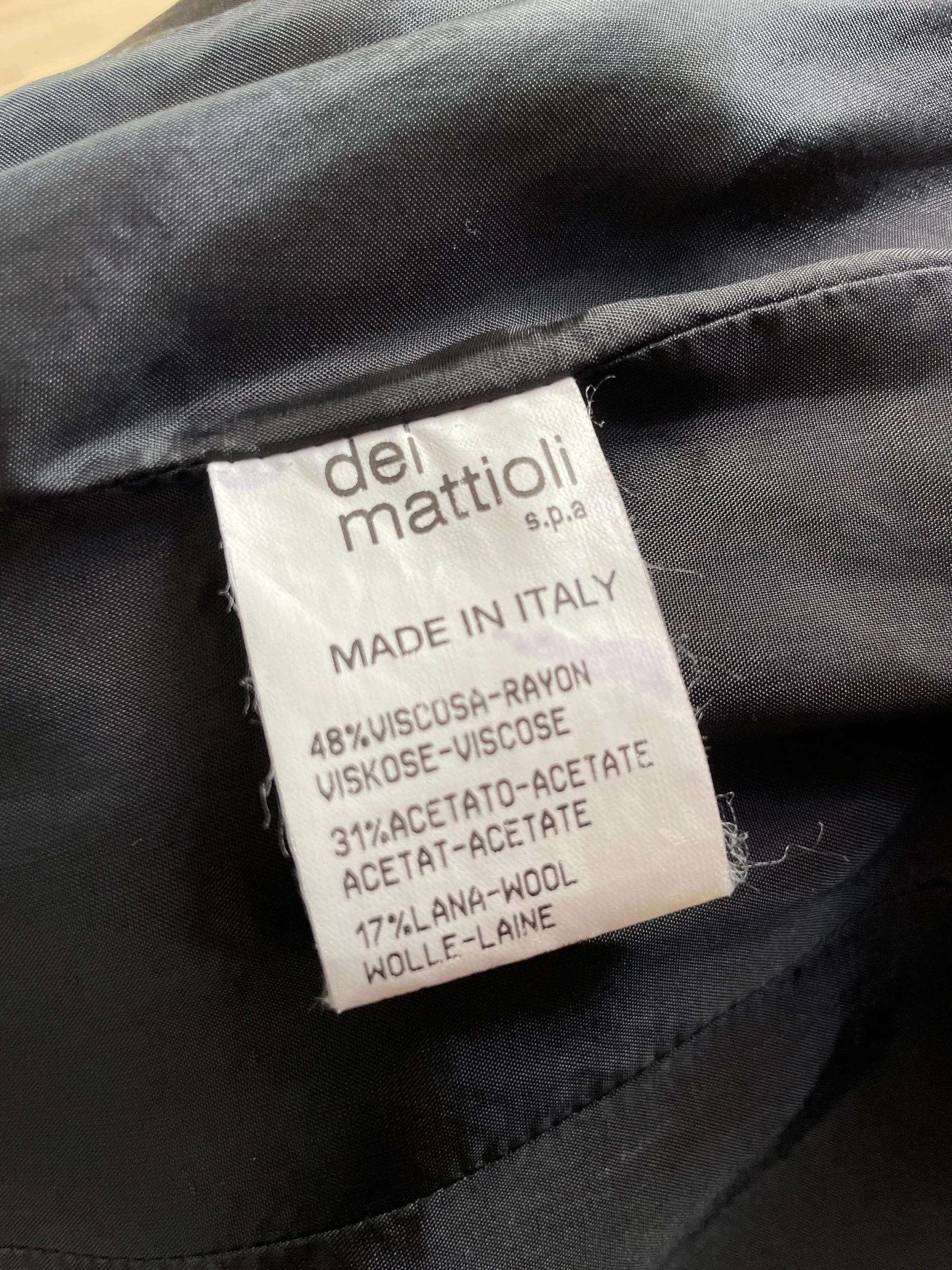 Gianfranco Ferré vintage black blazer with satin lape — Mia