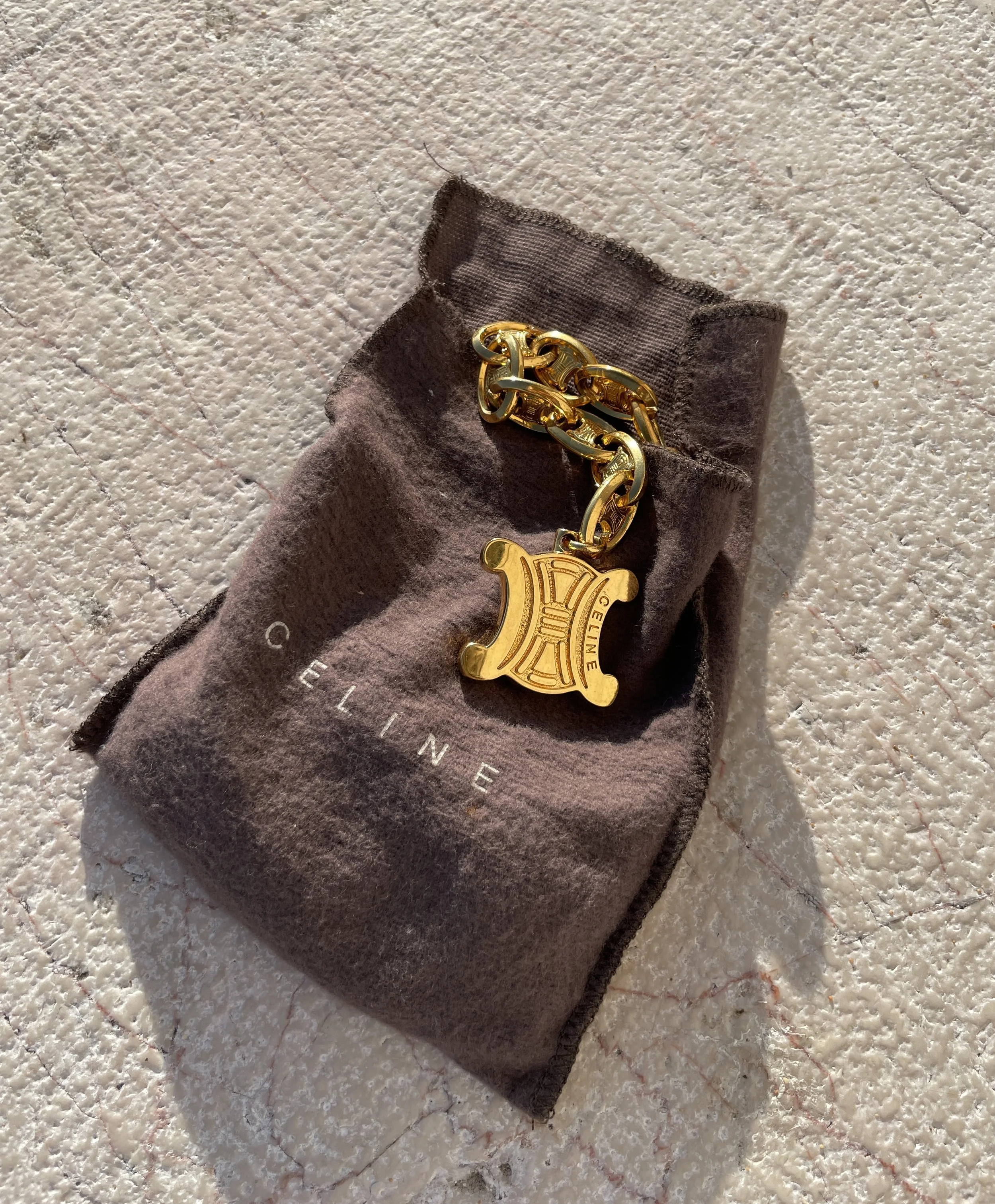 Céline Vintage Arch de Triomphe Chain Belt with Iconic  display picture 2