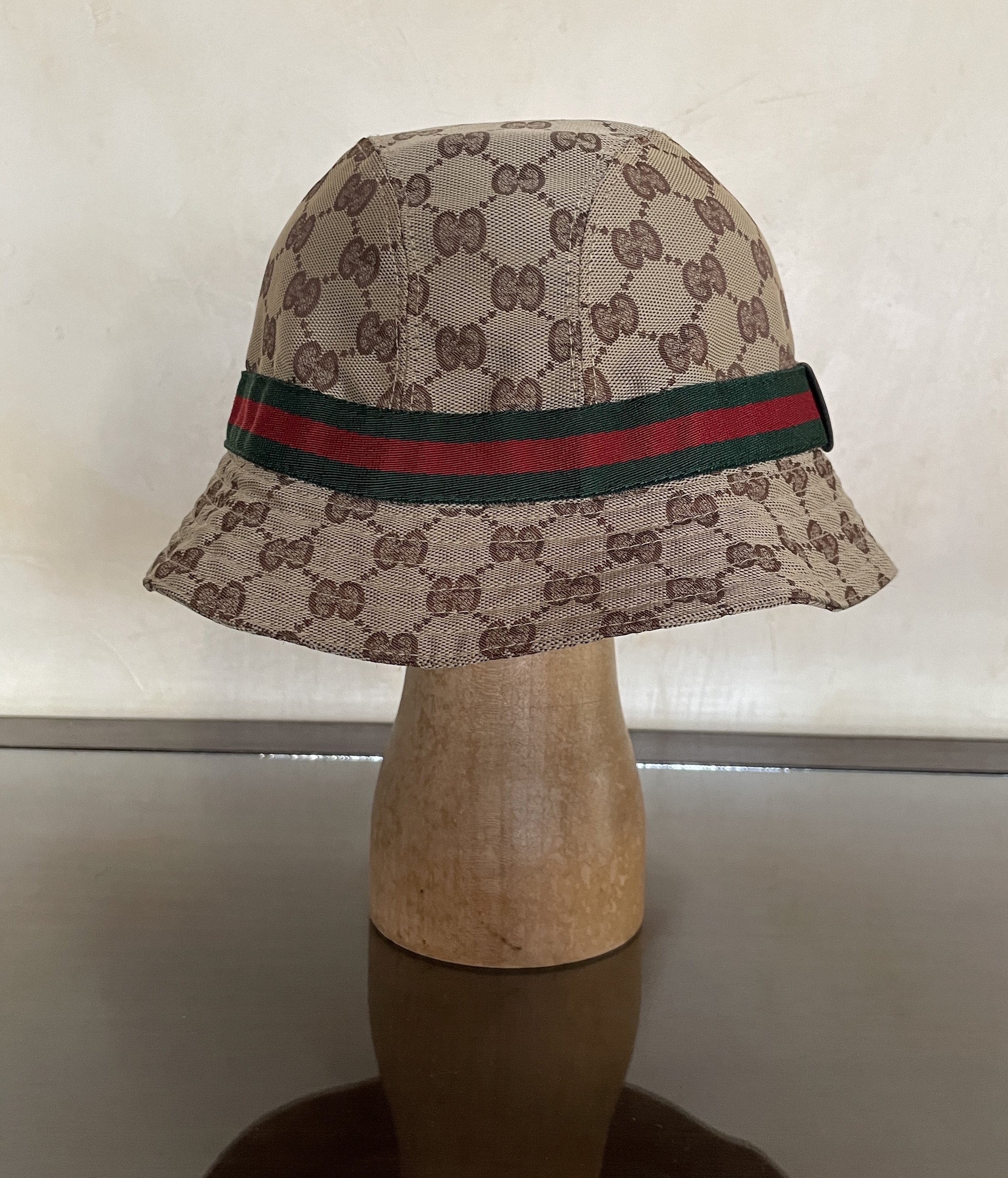 Vintage authentic gucci brown laced bucket hat Gucci Embroidered Wool Blend Bucket Hat in Brown | Lyst main image 2
