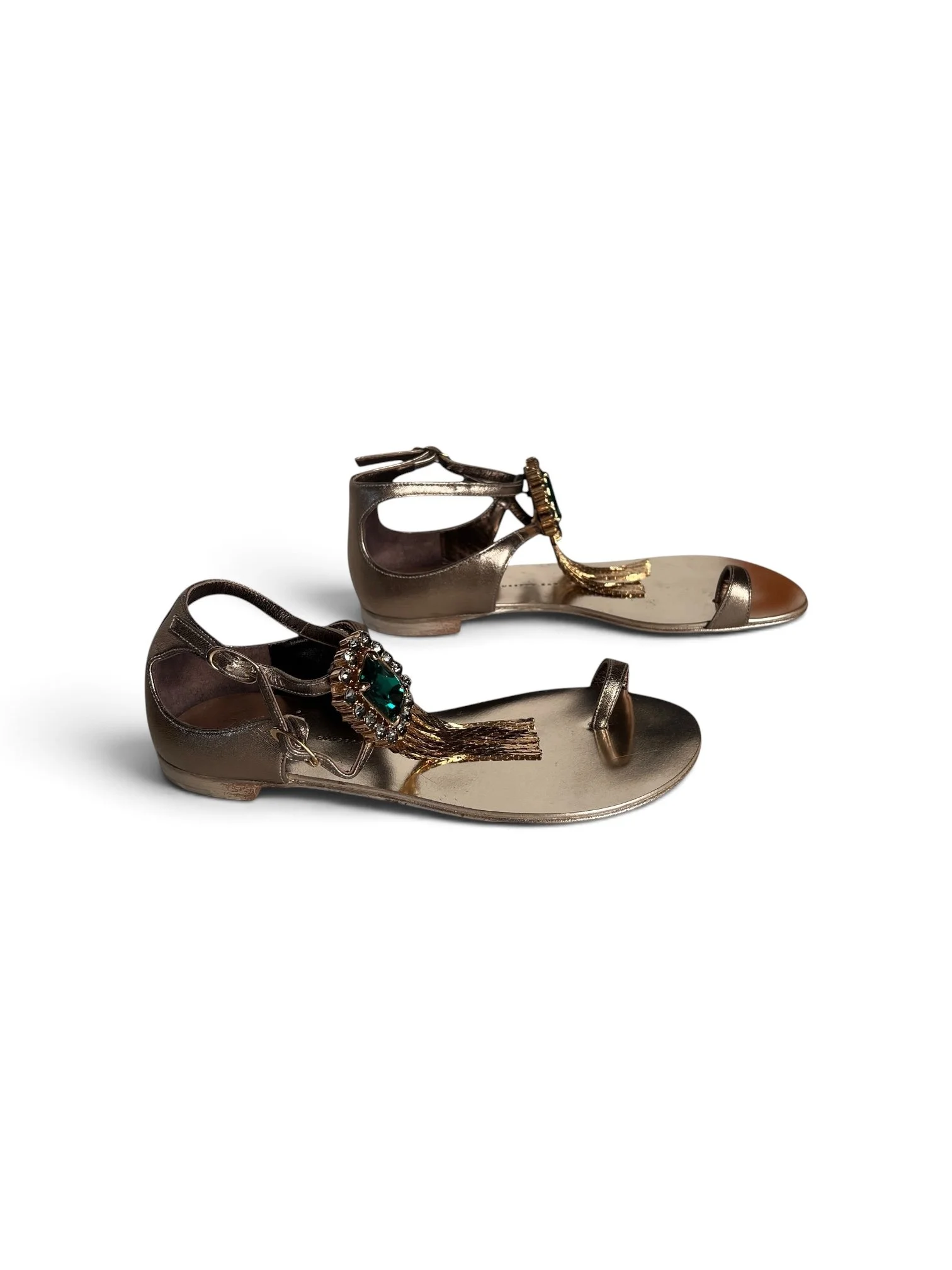 Giuseppe Zanotti embellished flat sandals
