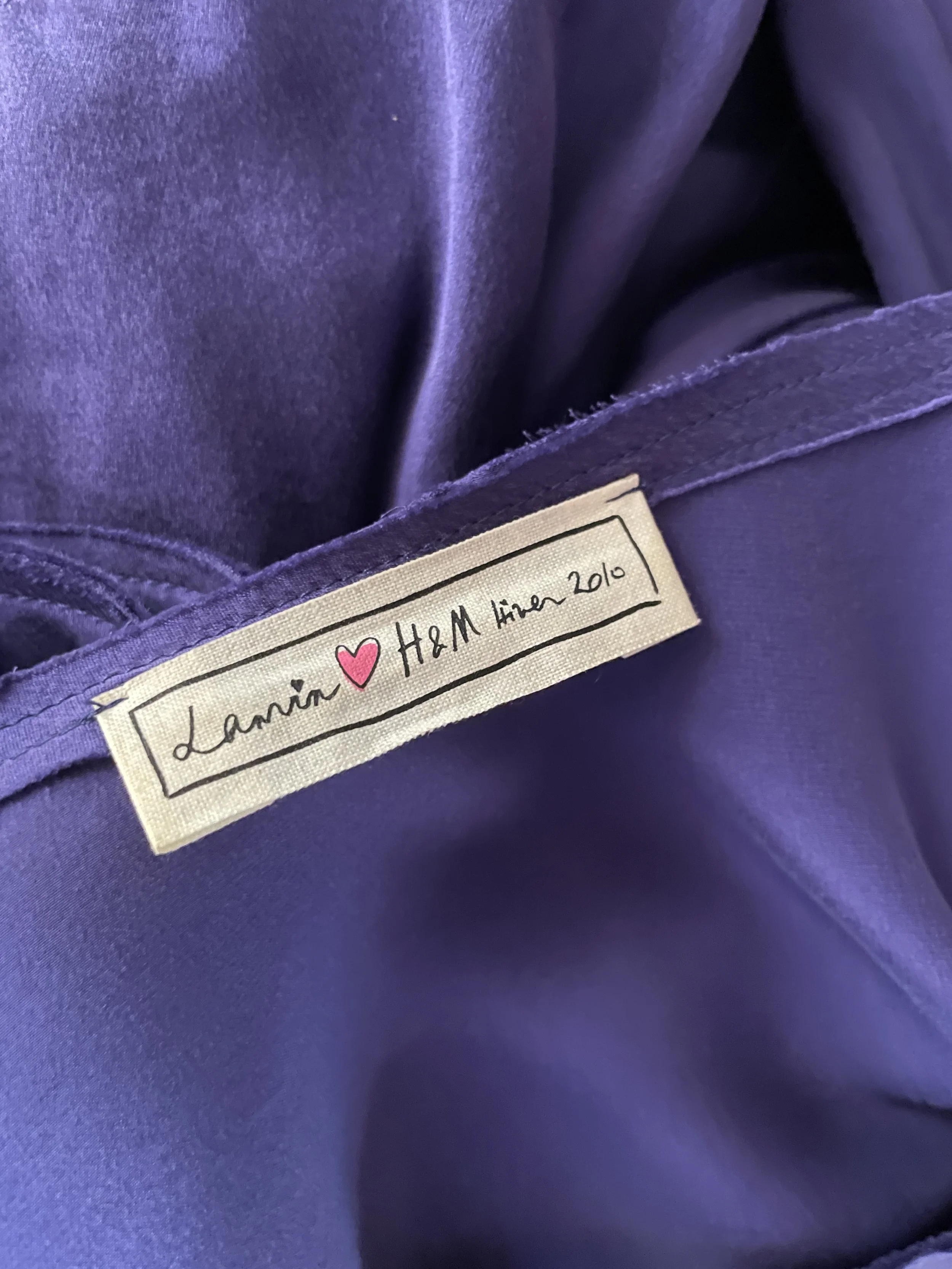 Lanvin x H&M Hiver 2010 Ruffled Arms Dress  Mia Luxury Vintage