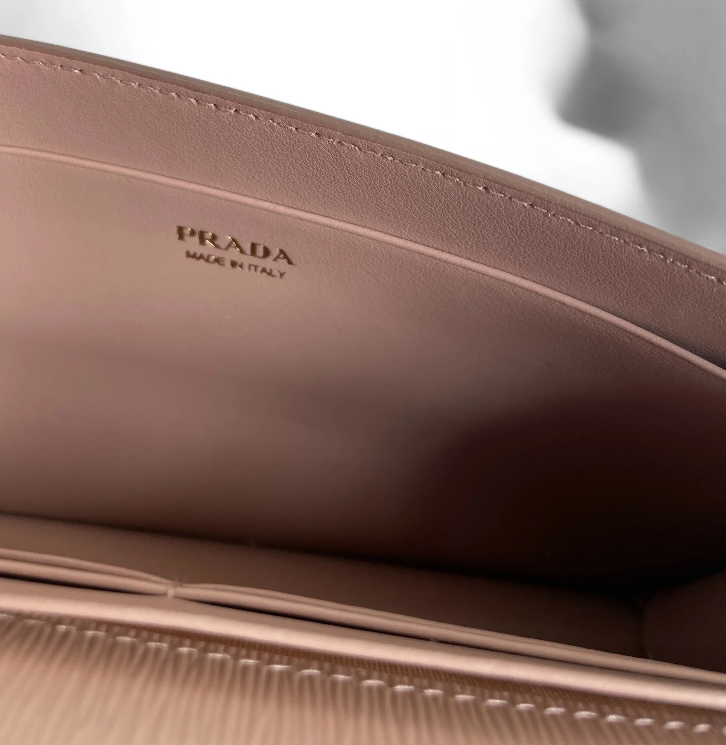 Prada Vitello Move Cipria Crossbody Bag — Mia Luxury Vintage