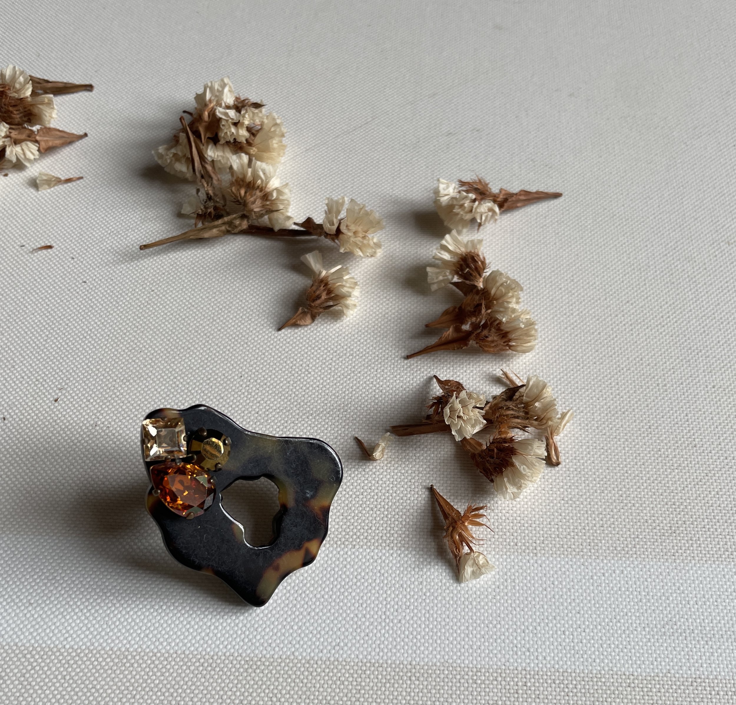 Yves Saint Laurent Vintage Tortoise Ring