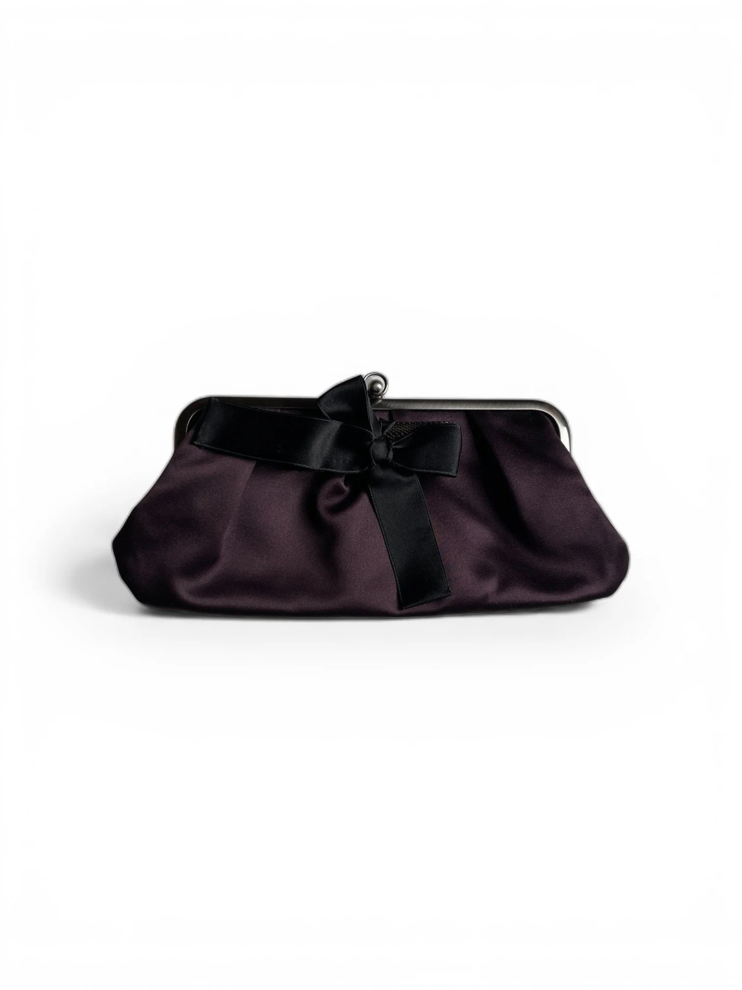 Marni Vintage Kisslock Satin Clutch