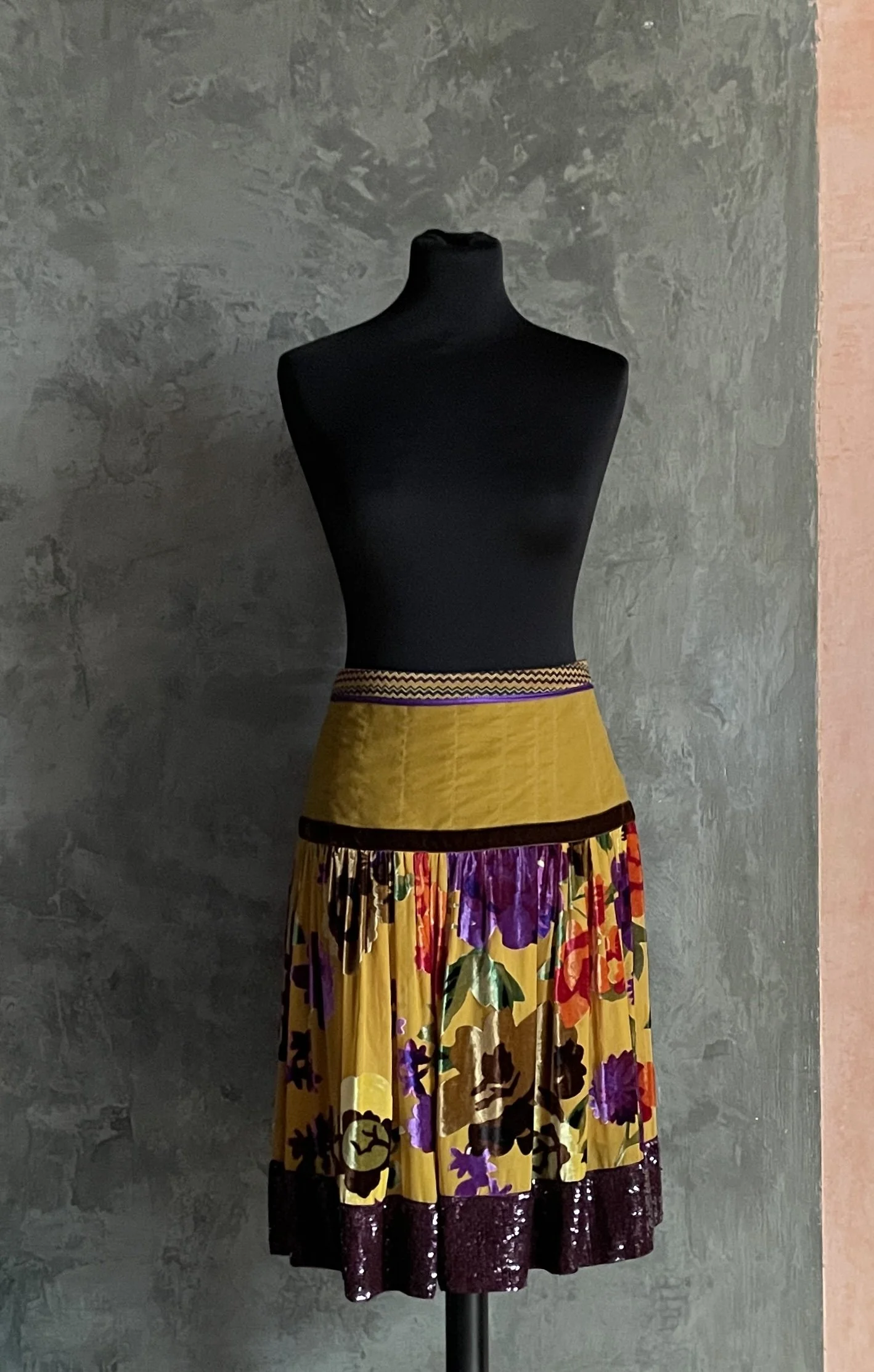 Etro Multicolored Floral Skirt