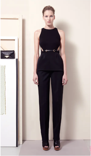 Stella McCartney Pre-Fall 2012 Sleeveless Peplum Top