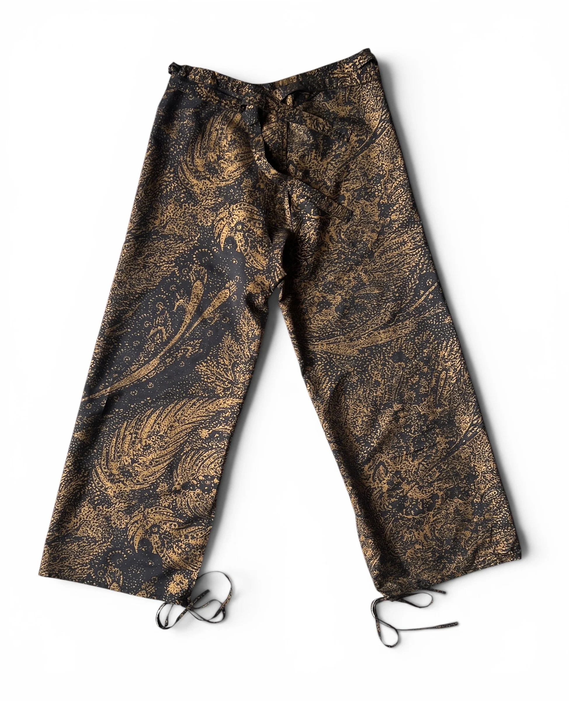 YSL Rive Gauche 1977 Les Chinoises Wrap Pants