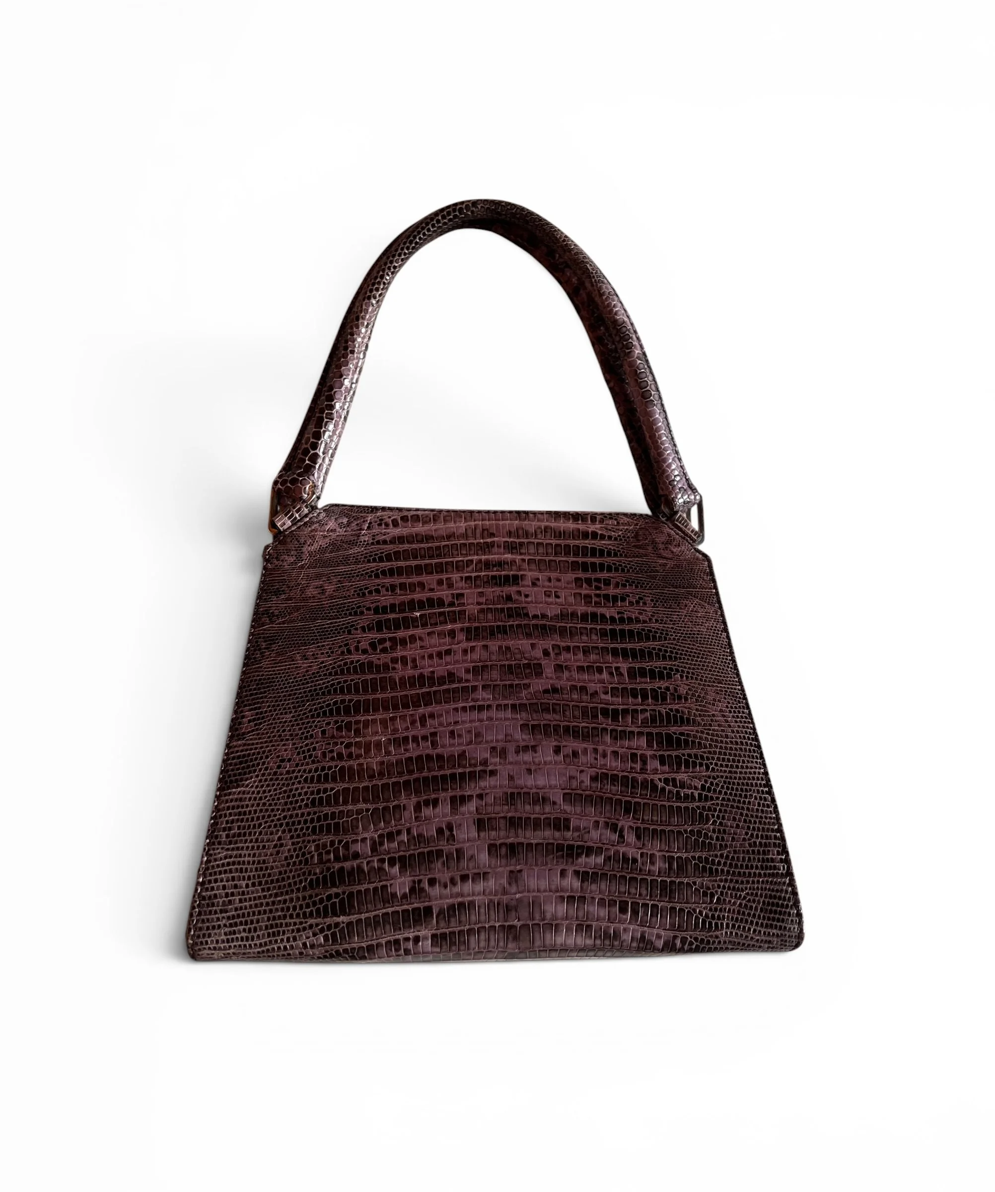 Prada Lilac Lizard Mini Top Handle Bag