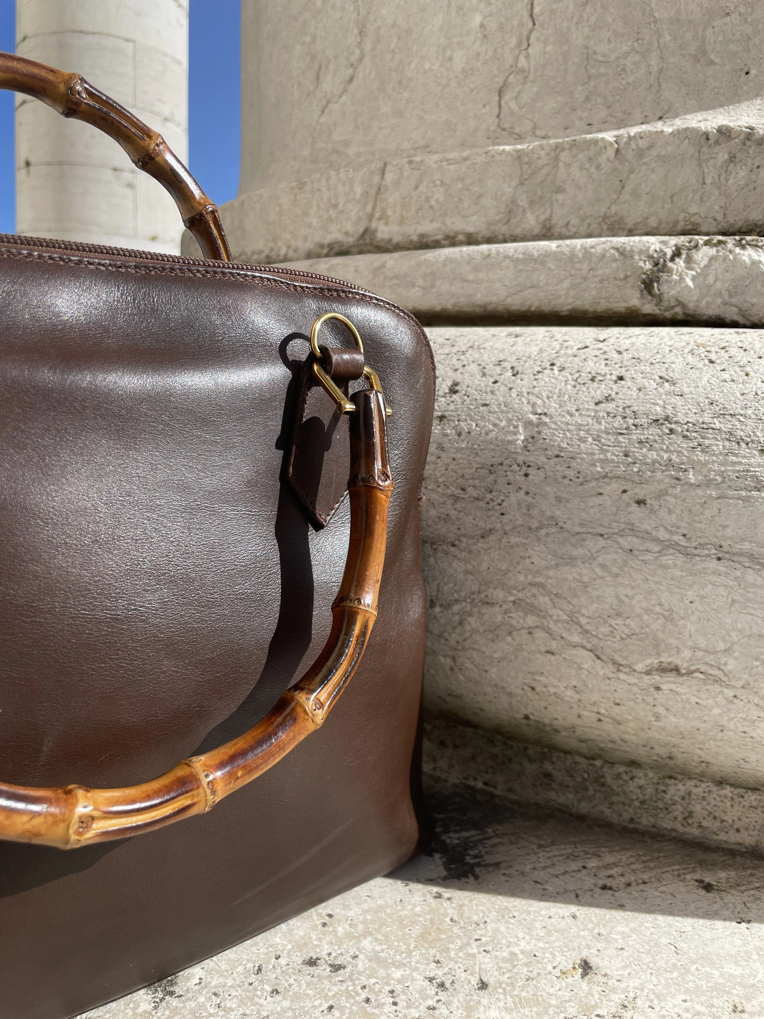 Gucci Vintage Diana Bamboo Handbag — Mia Luxury Vintage