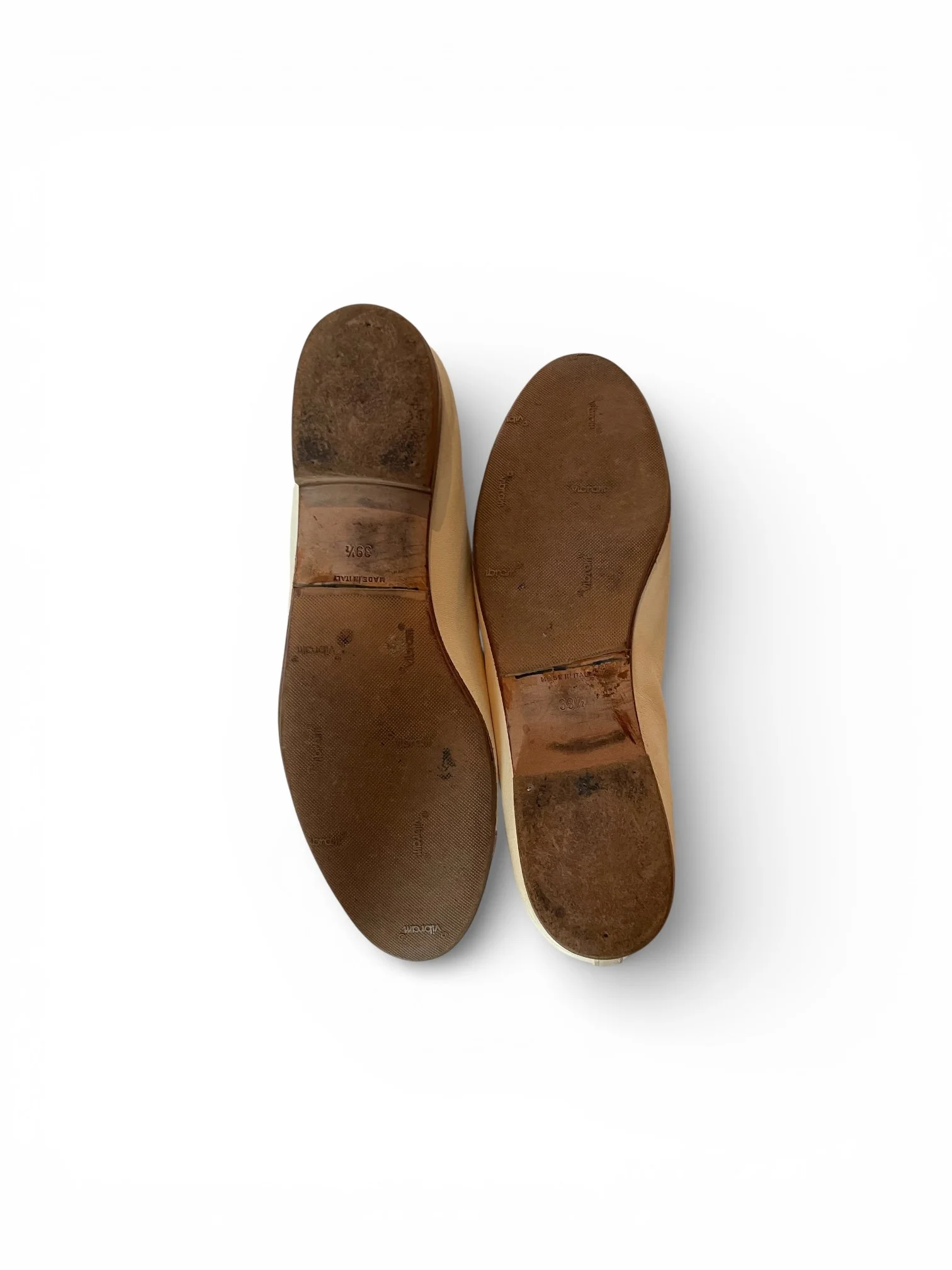 Chanel Bi-color Beige Ballet Flats.12.JPG