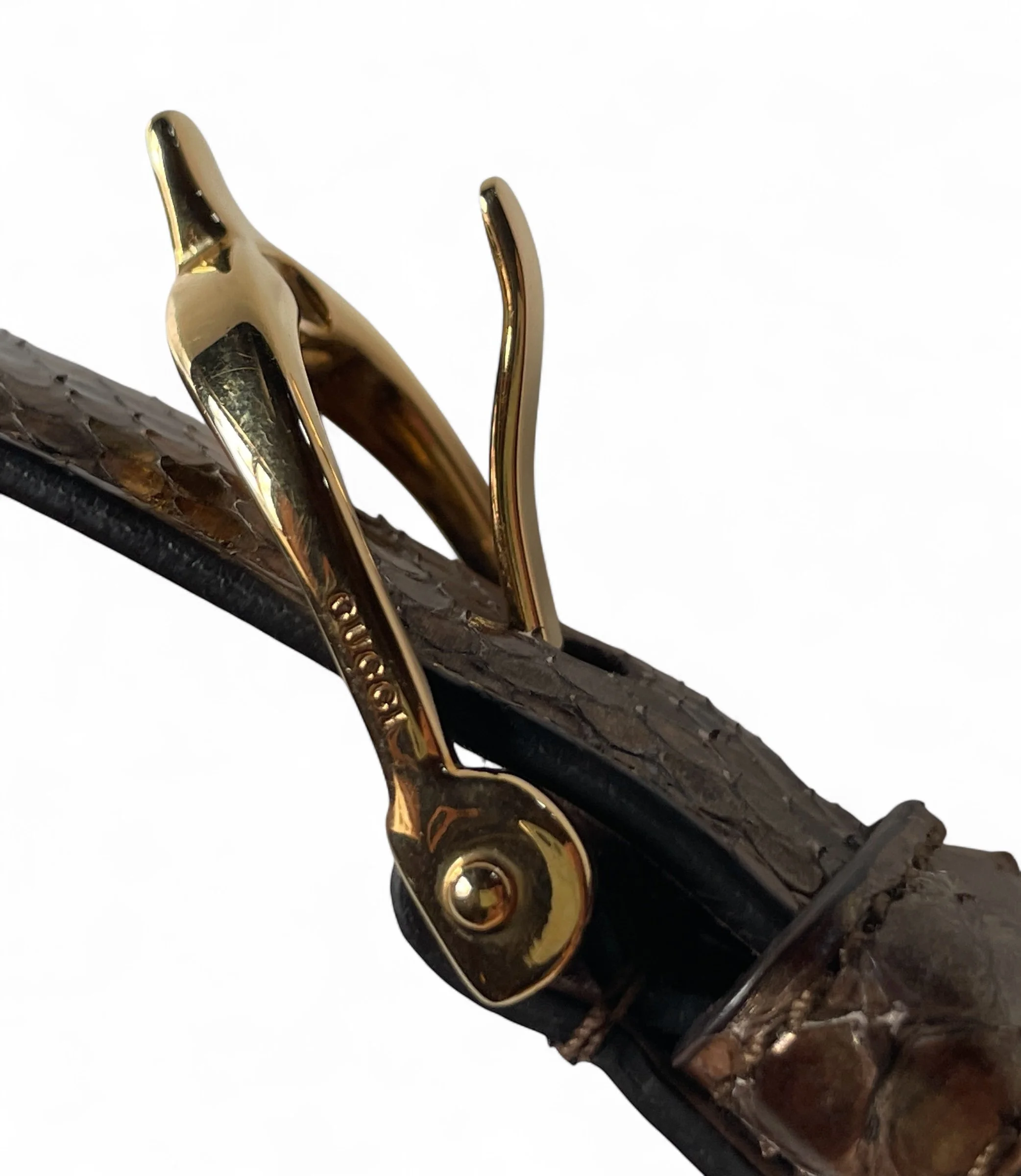 Gucci Lizzard Belt10.JPG