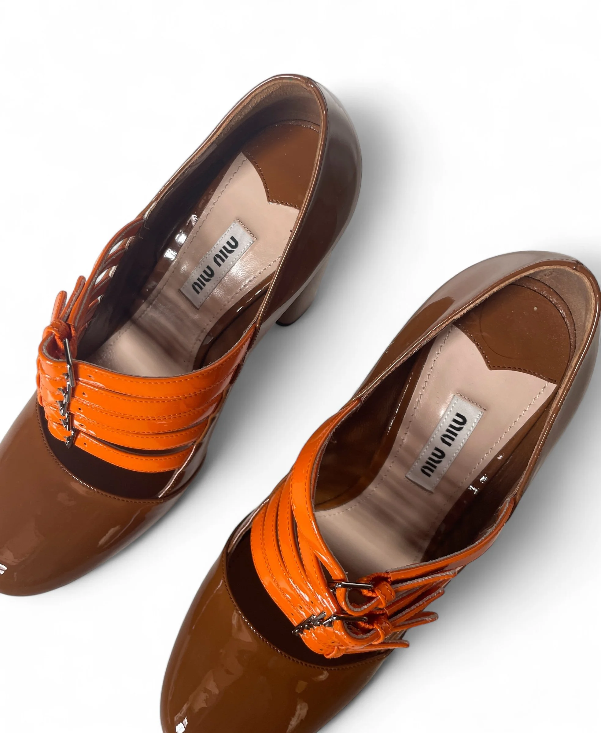 Miu Miu FW 2015 Patent Leather Pumps — Mia Luxury Vintage
