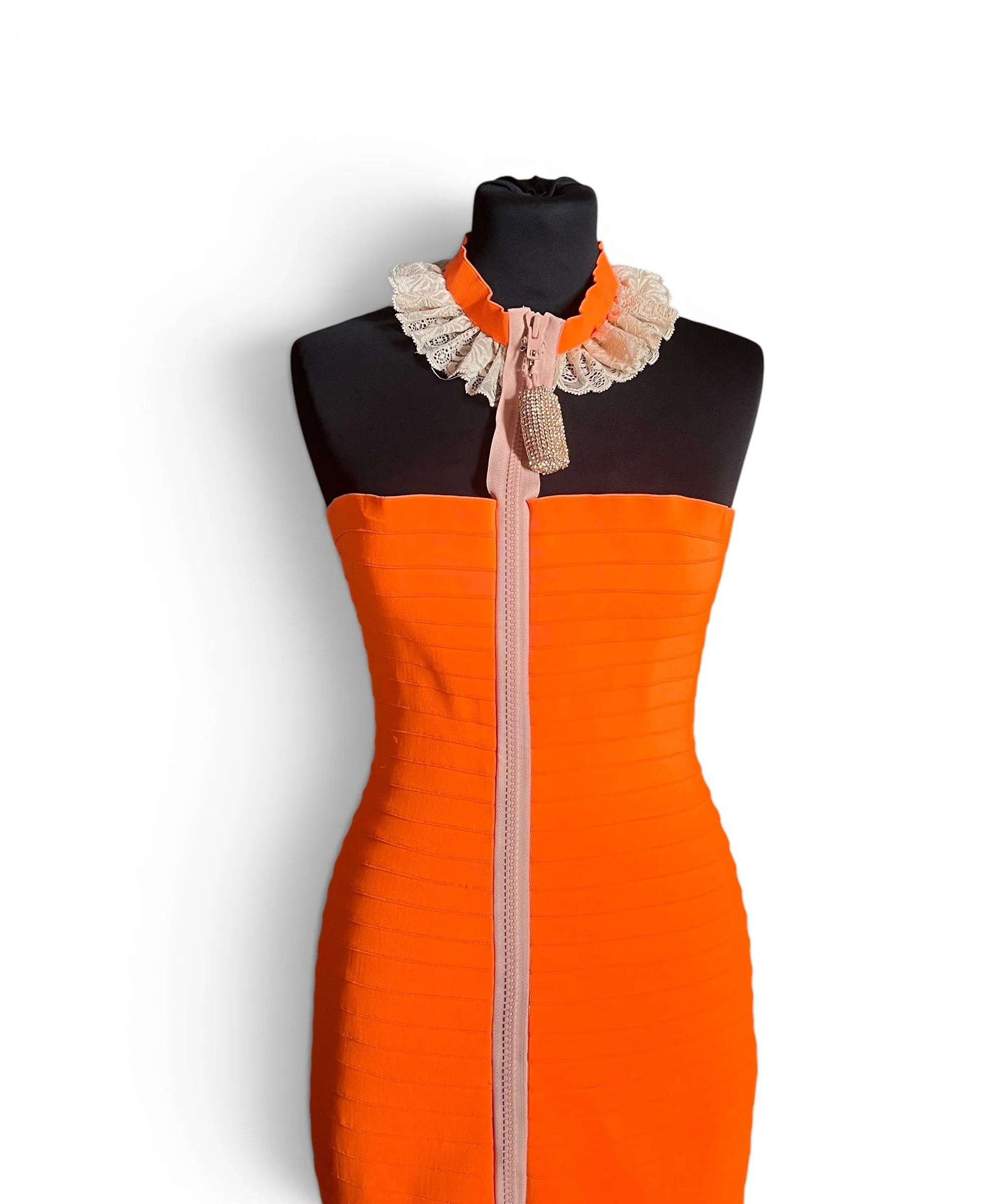 Christopher Kane SS 2007 Bandage Orange Dress