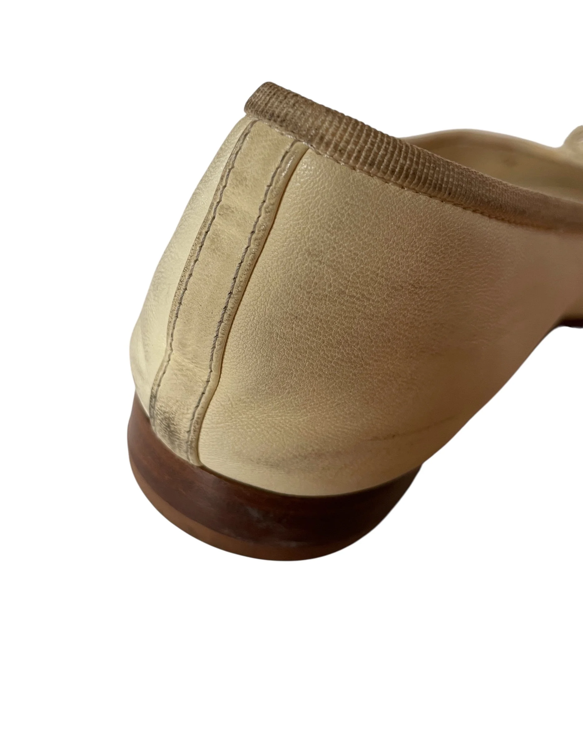 Chanel Bi-color Beige Ballet Flats.17.JPG