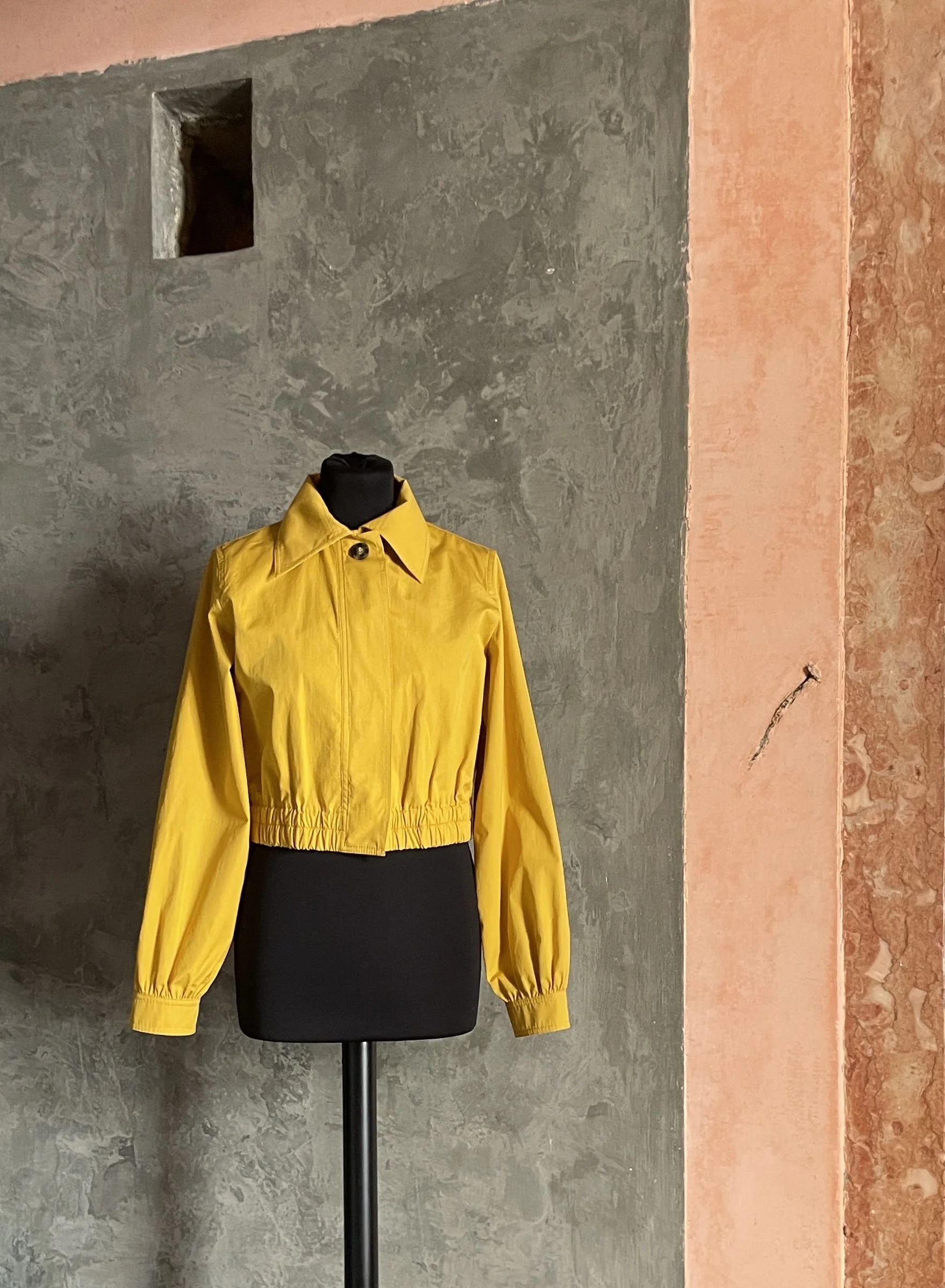 Weekend Max Mara Mustard Giselle Short Bomber