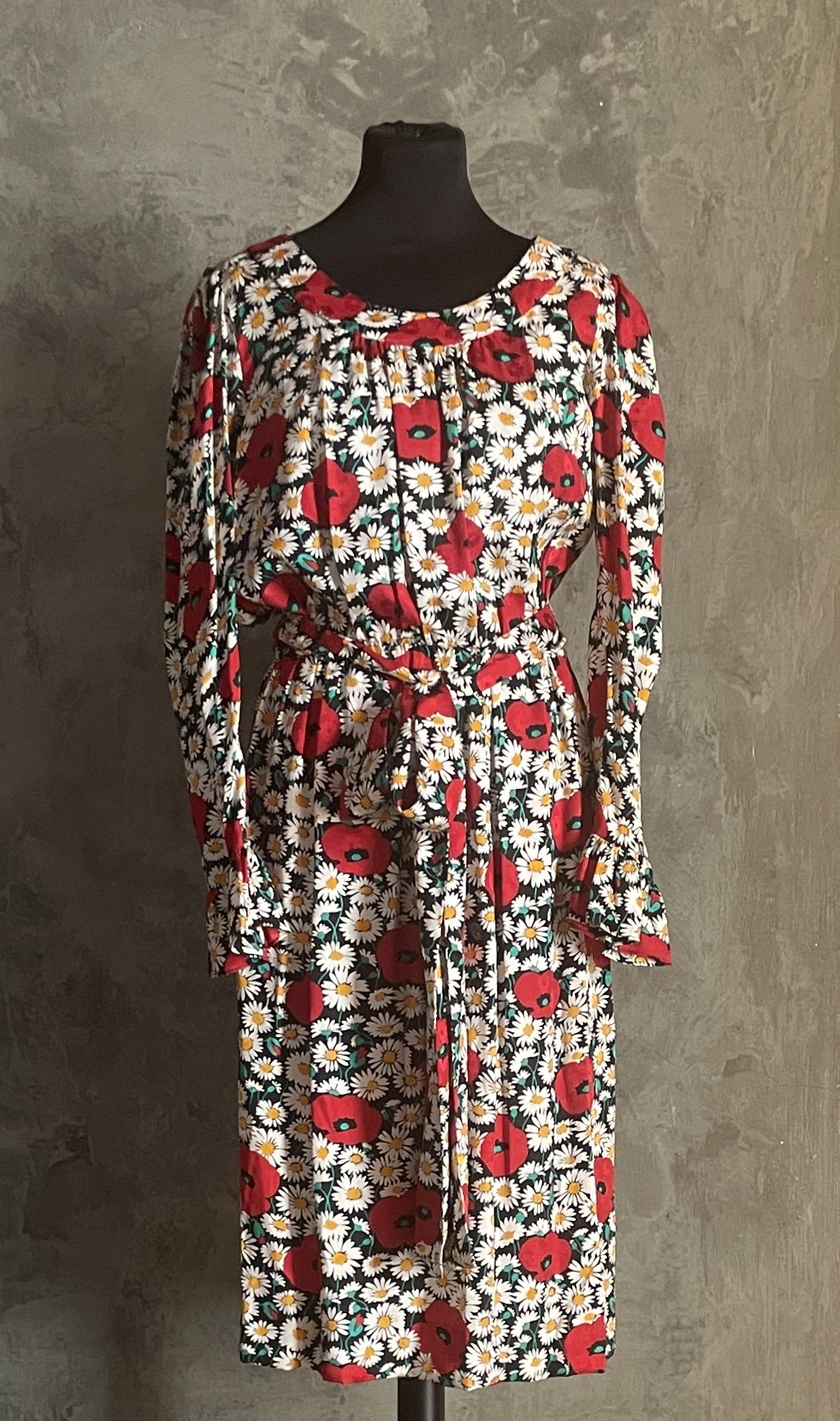 Yves Saint Laurent Variation Daisies & Poppies Dress